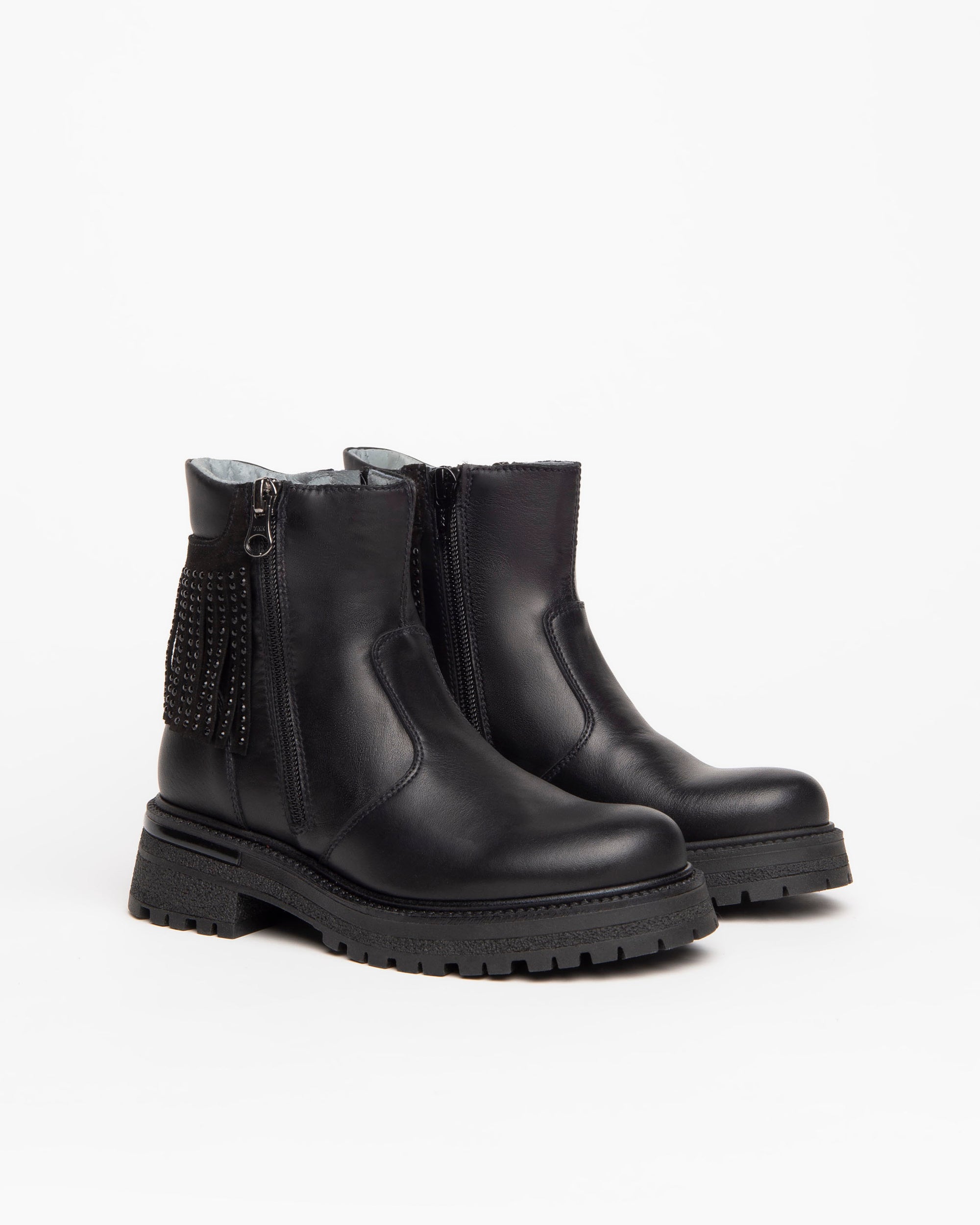 Nero Giardini Ankle Boots Bottines Cuir Fille Franges