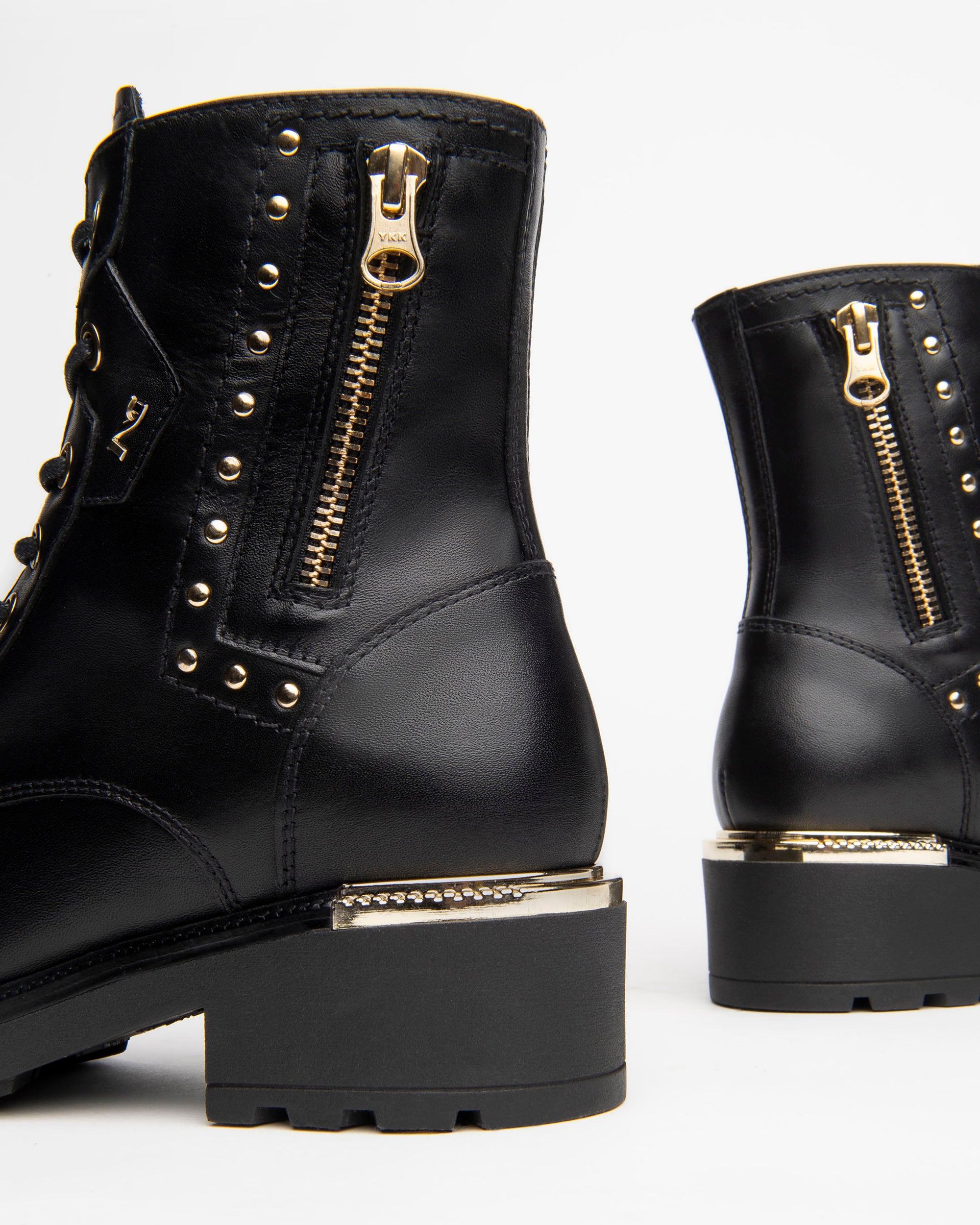 Nero Giardini Combat Boots rangers femme cuir zip 35-41