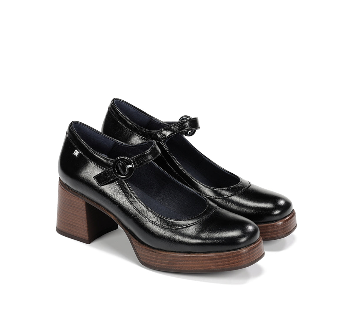 Dorking Cristel D9154 chaussure femme noir plateforme