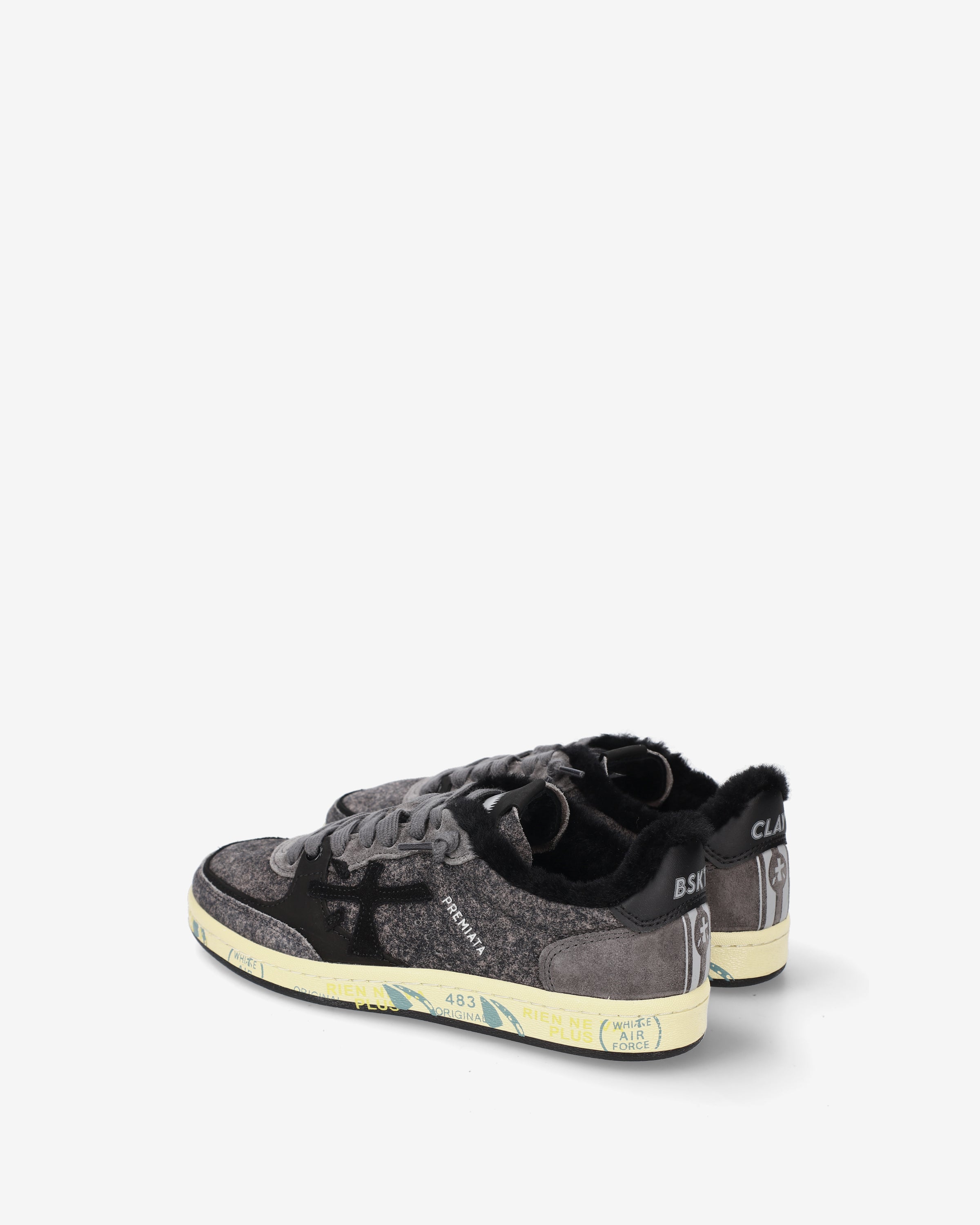Premiata Bskt Clayd 8713M baskets femme gris
