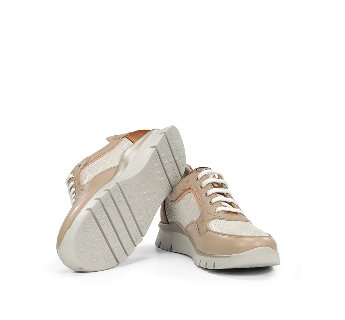 Fluchos Union F2177 basket femme taupe souple