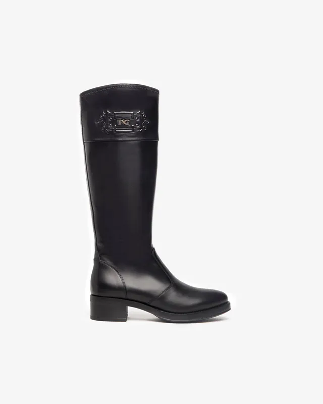 Nero Giardini Boots Bottes Cuir Femme Hiver