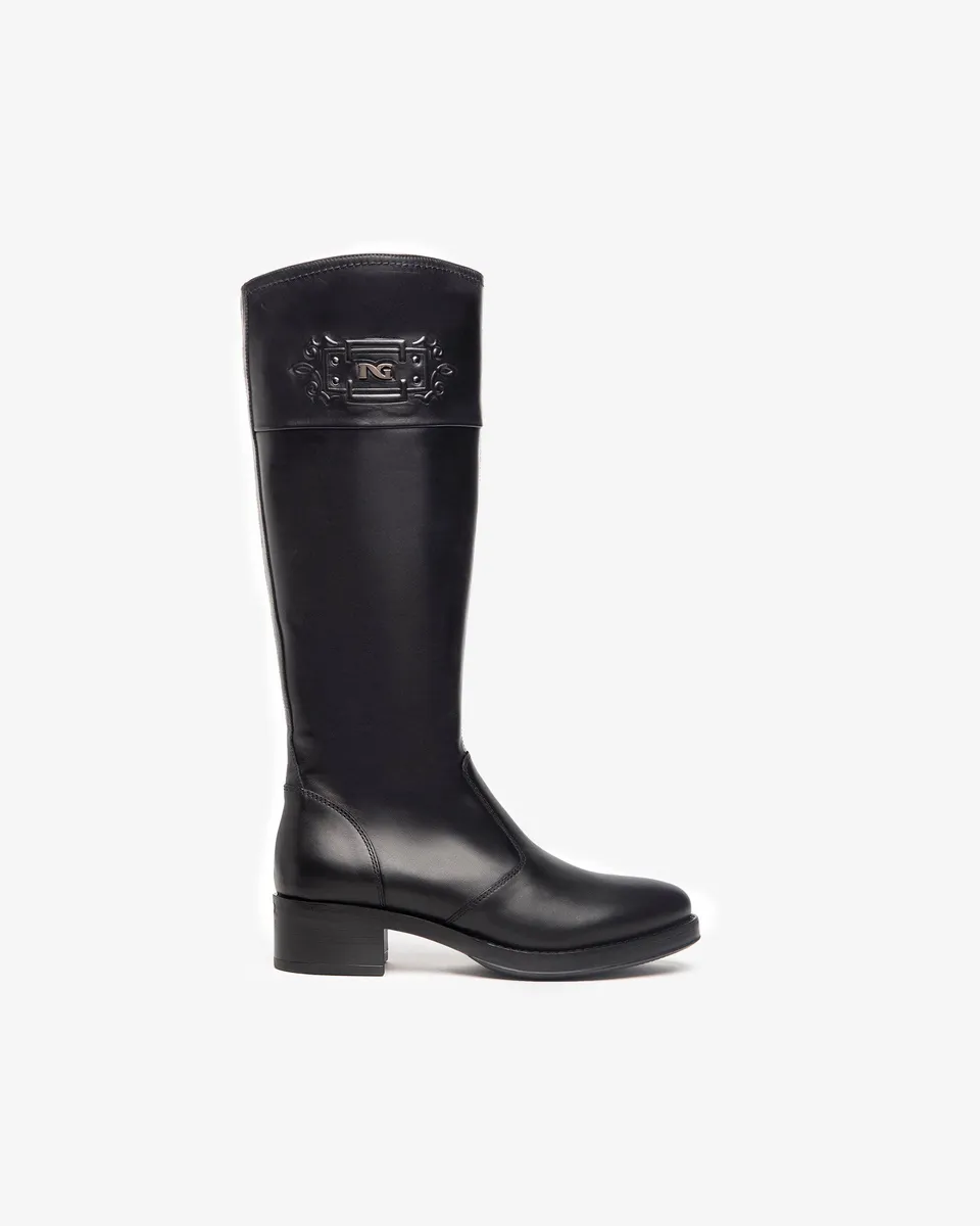 Nero Giardini Boots Bottes Cuir Femme Hiver