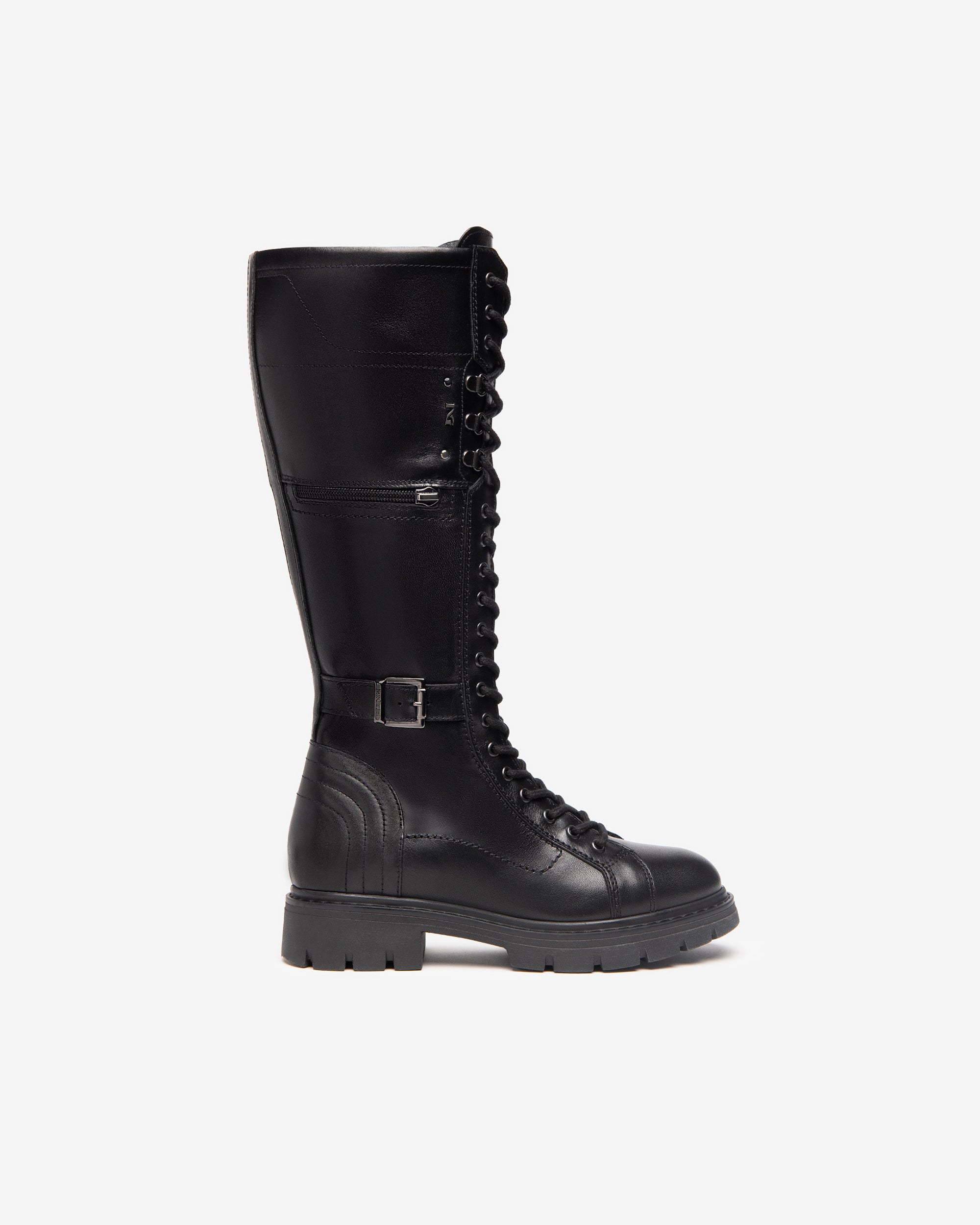 Nero Giardini Boots bottines cuir femme combat hiver