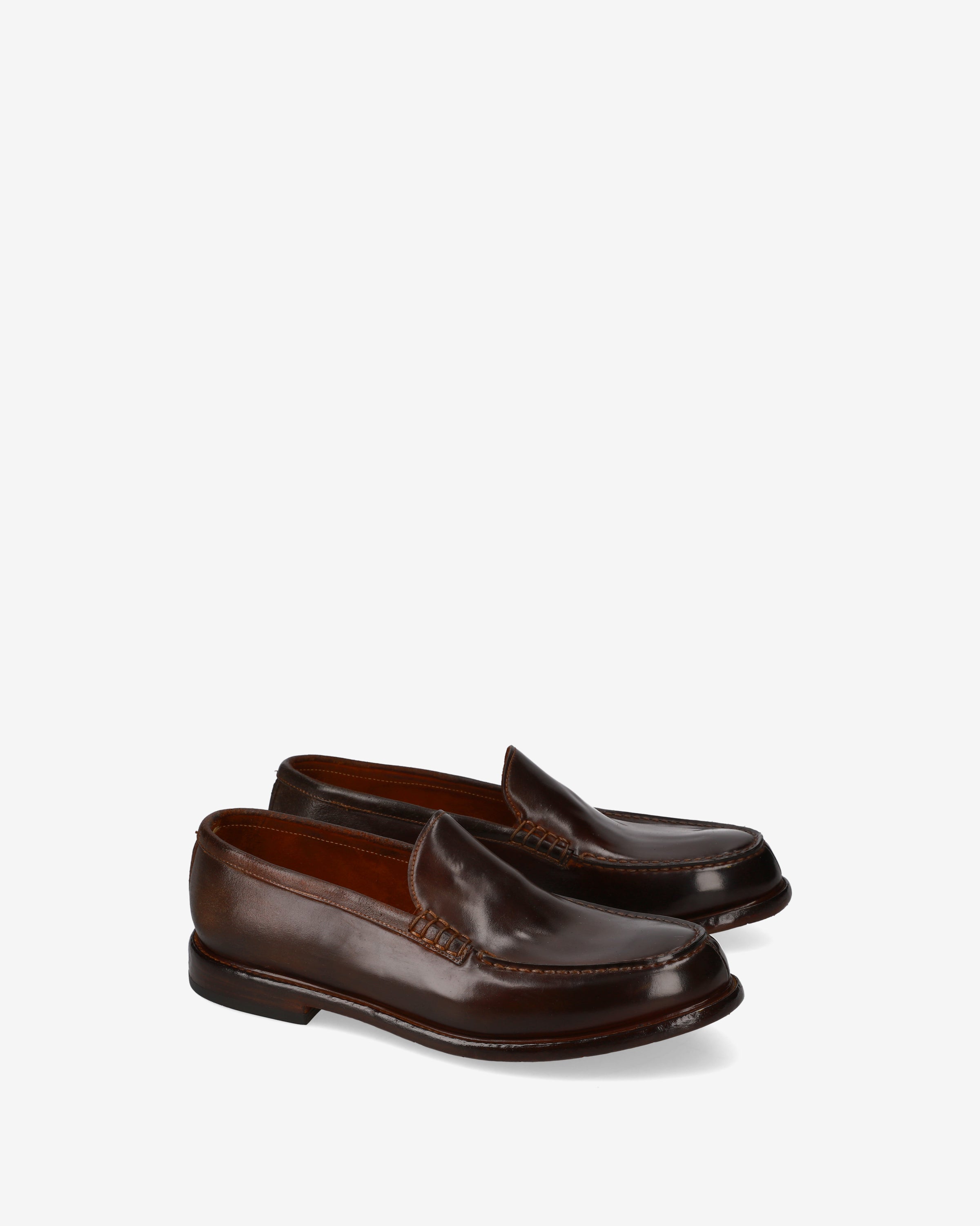 Premiata Loafers mocassins cuir cordovan homme