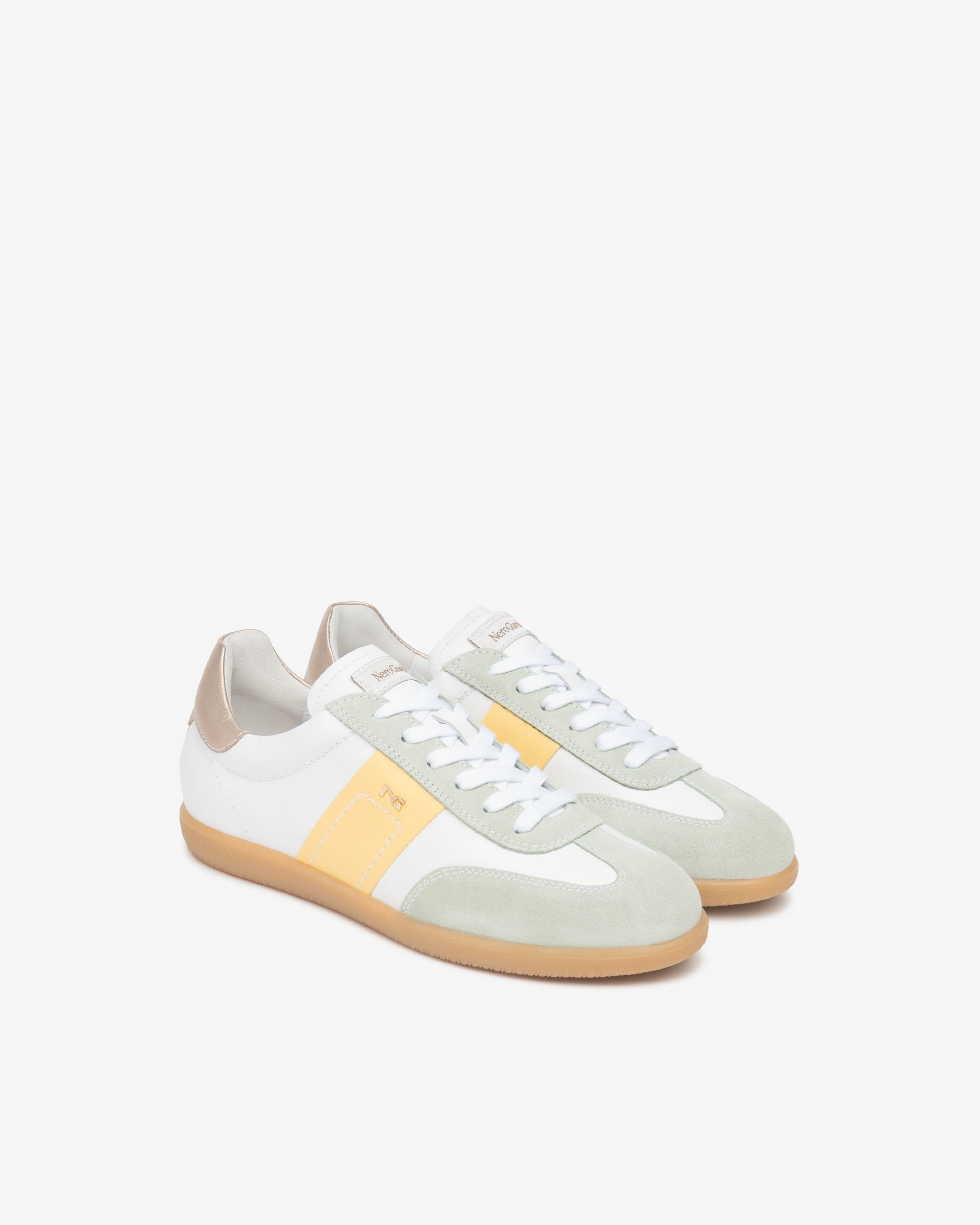 Nero Giardini Sneakers baskets cuir toile femme 38