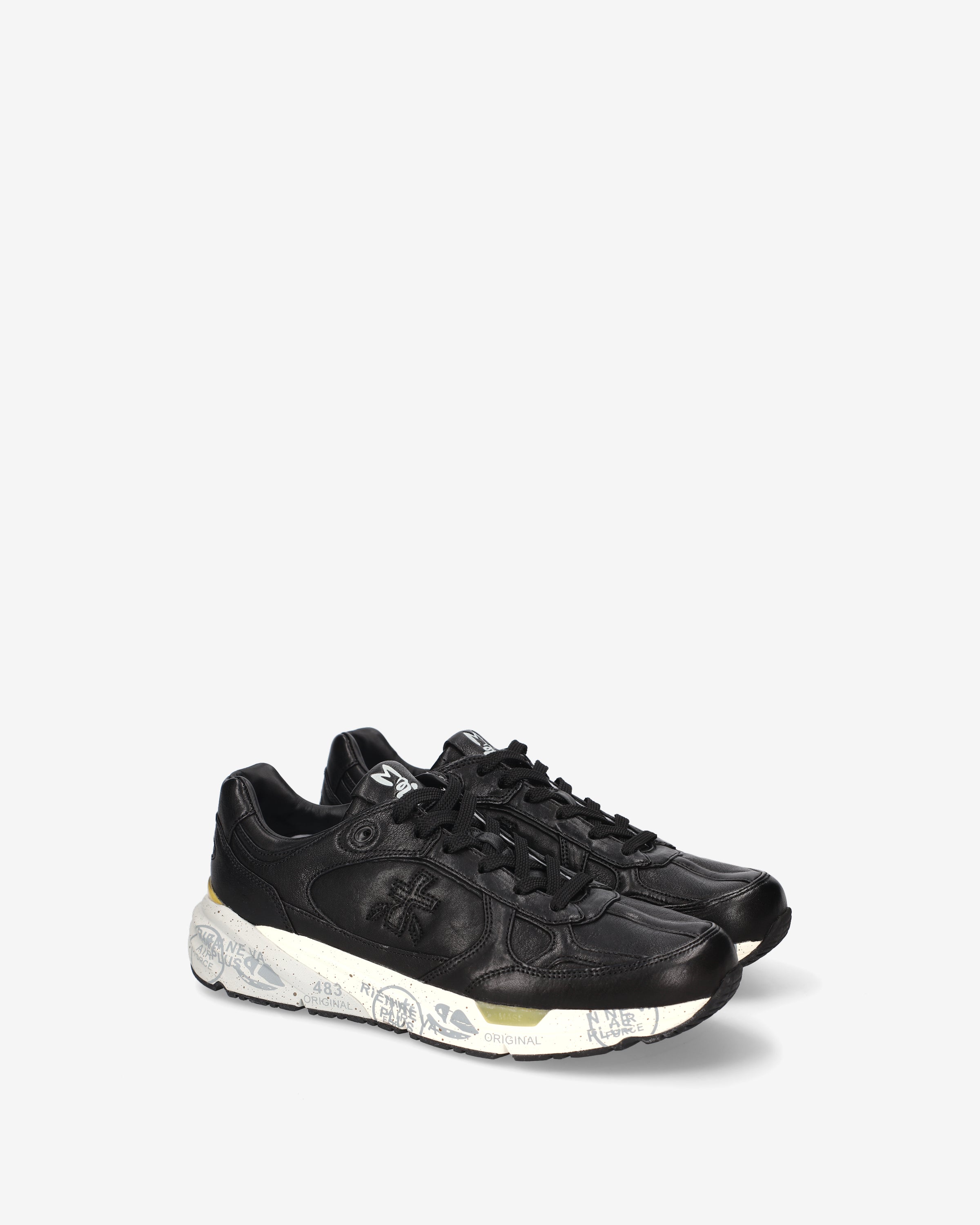 Premiata Mase 8420 baskets noires cuir
