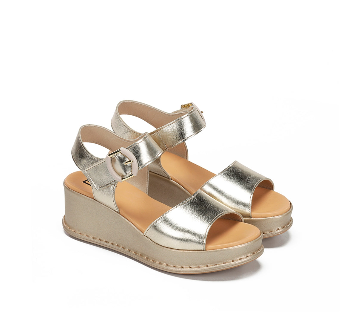 Dorking by Fluchos Windy D9649 sandale dorée cuir