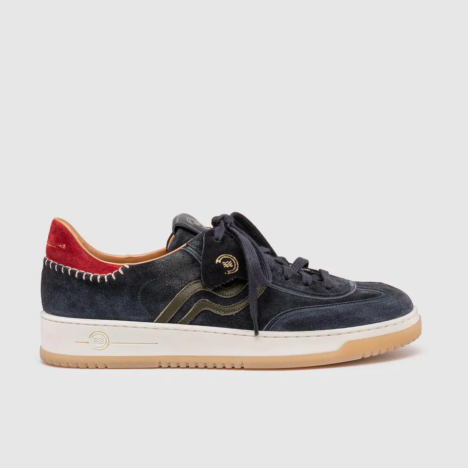 Primabase Duke baskets cuir noir homme