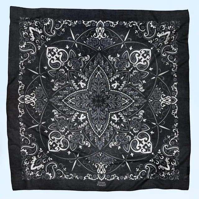 Lecomte Flament écharpe bandana coton 100x100cm