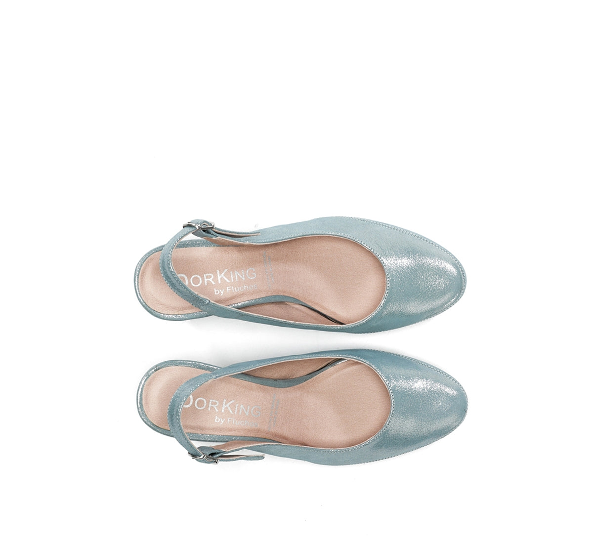 Dorking Blesa D5833 escarpins femme bleu cuir