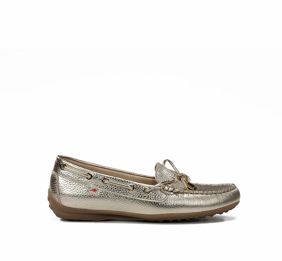 Fluchos Bruni F2158 mocassin femme doré cuir