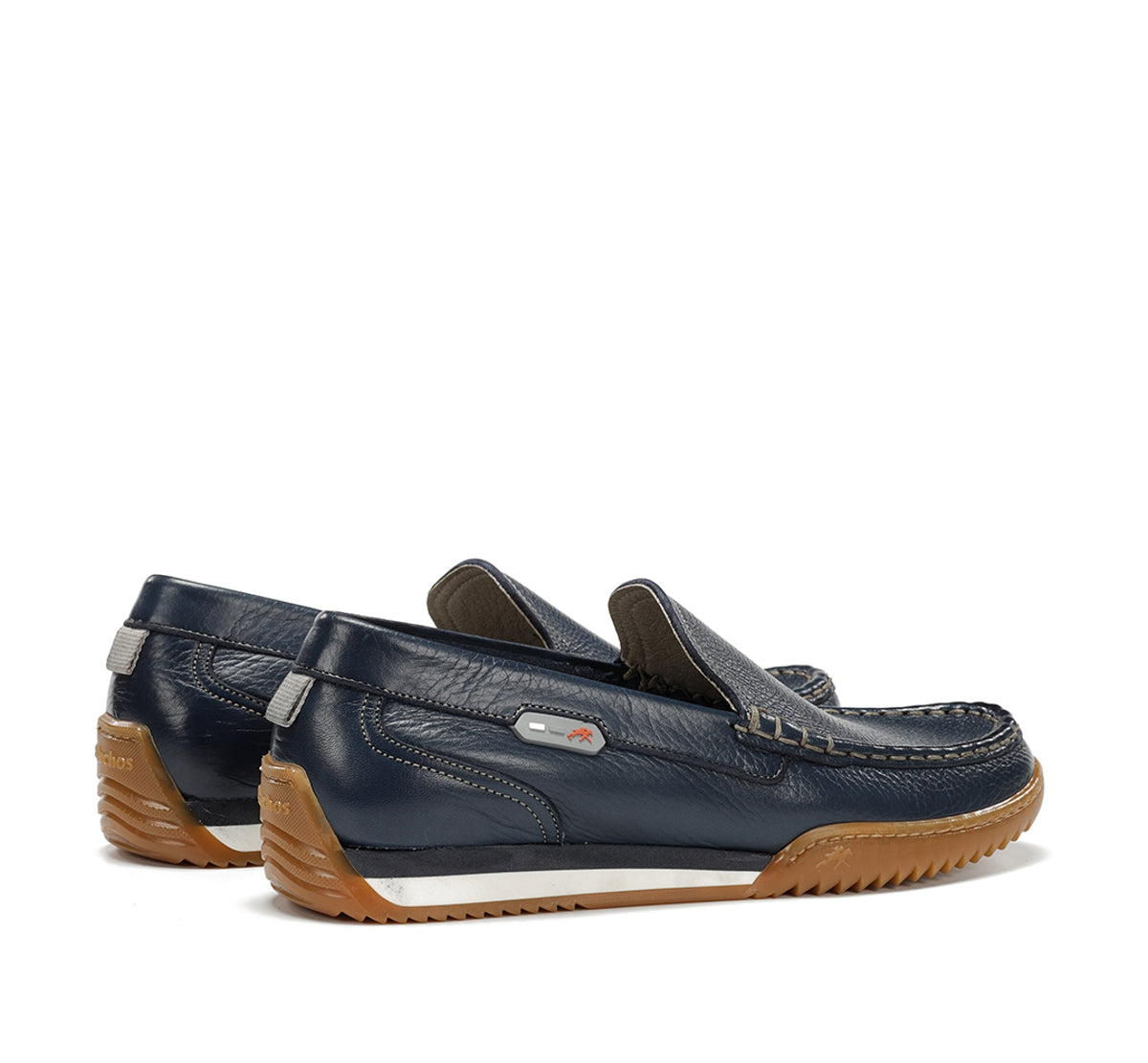Fluchos Bruno F2432 mocassins homme bleu cuir