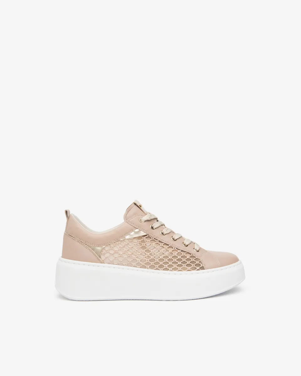 Nero Giardini Sneakers baskets femme cuir toile