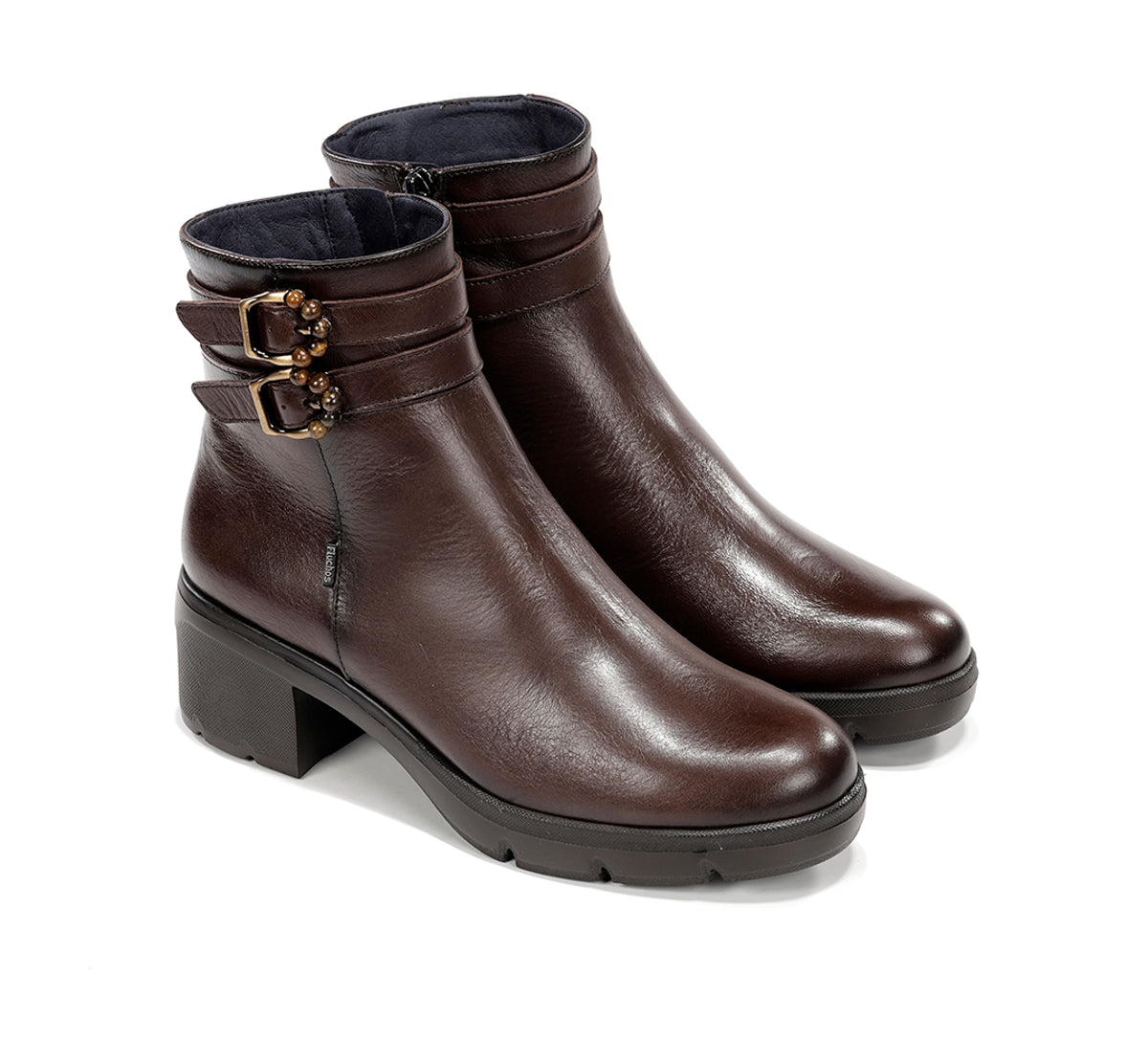Fluchos Fugaz F2516 bottine femme marron talon