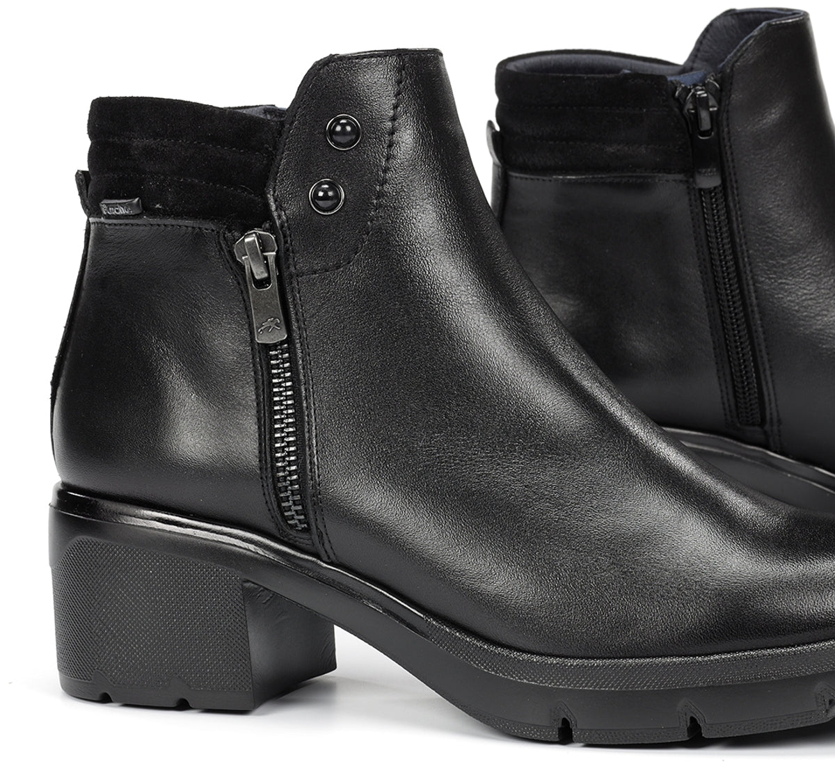 Fluchos Fugaz F2102 bottine noire femme à talon