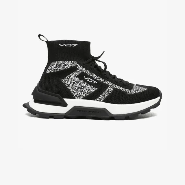 VO7 Street Canto sneaker montante noir blanc knit