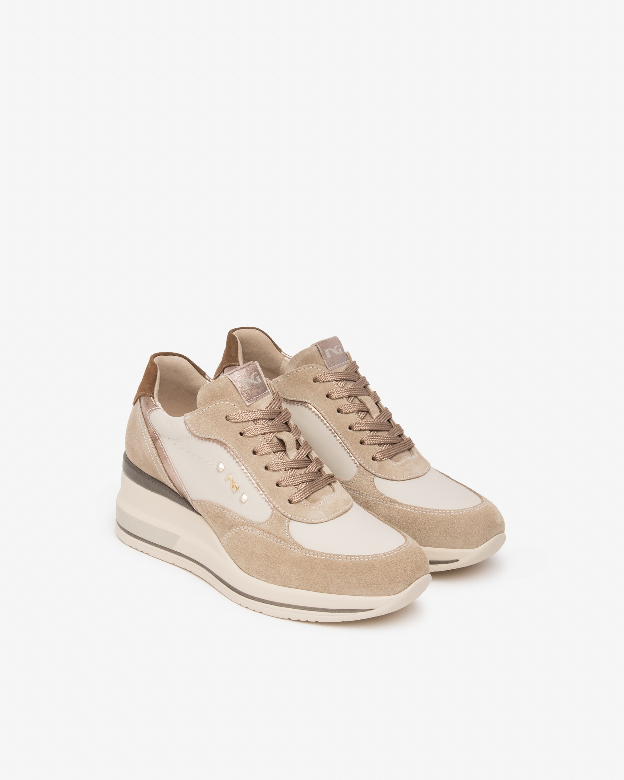 Nero Giardini Sneakers baskets femme cuir daim 38