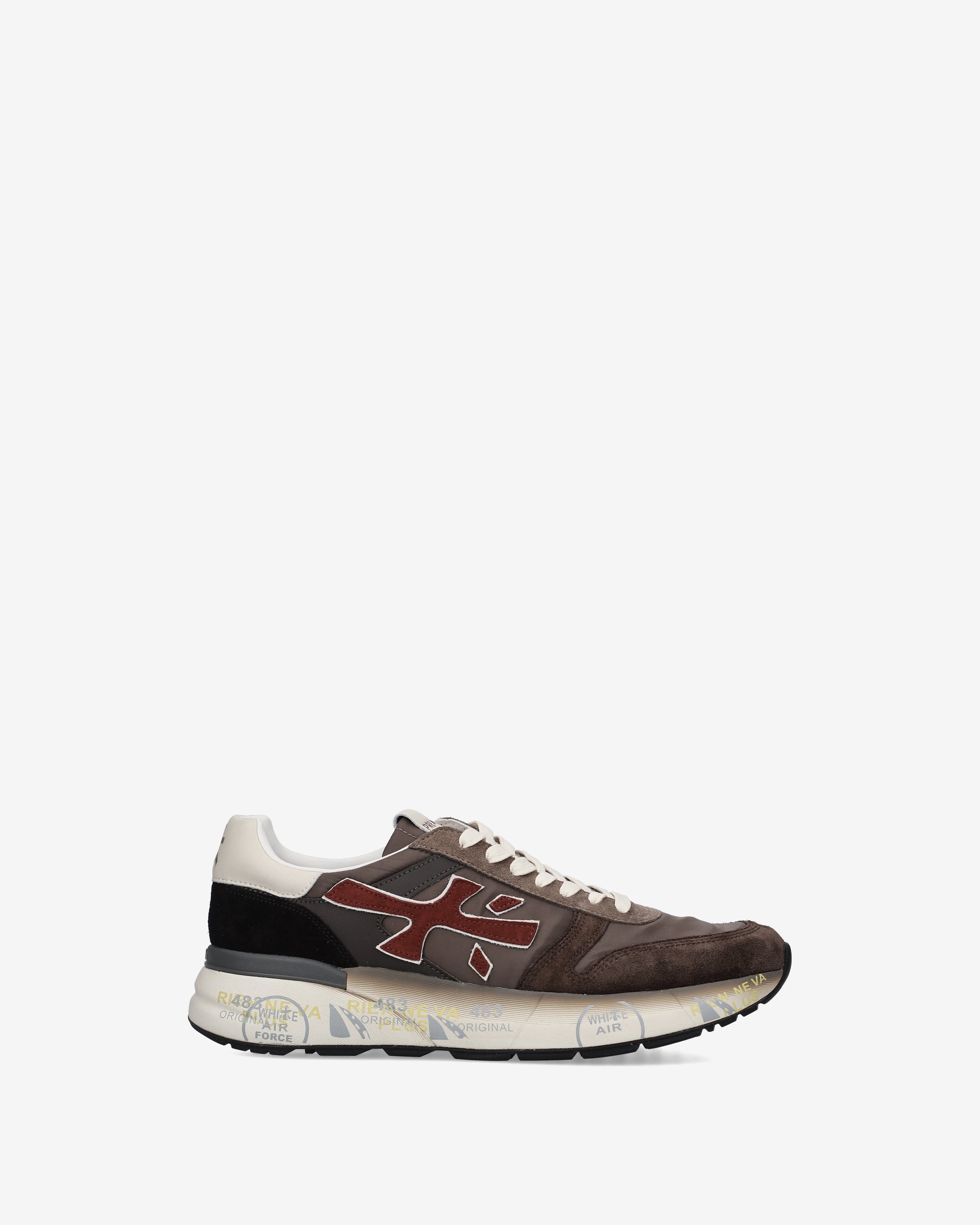 Premiata Mick 7714 baskets homme marron daim