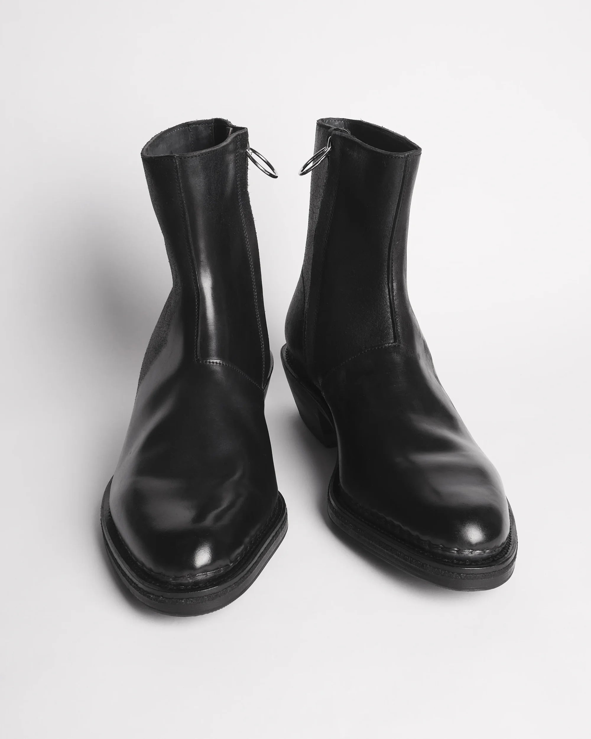 Premiata 006 boots homme cuir zip latéral