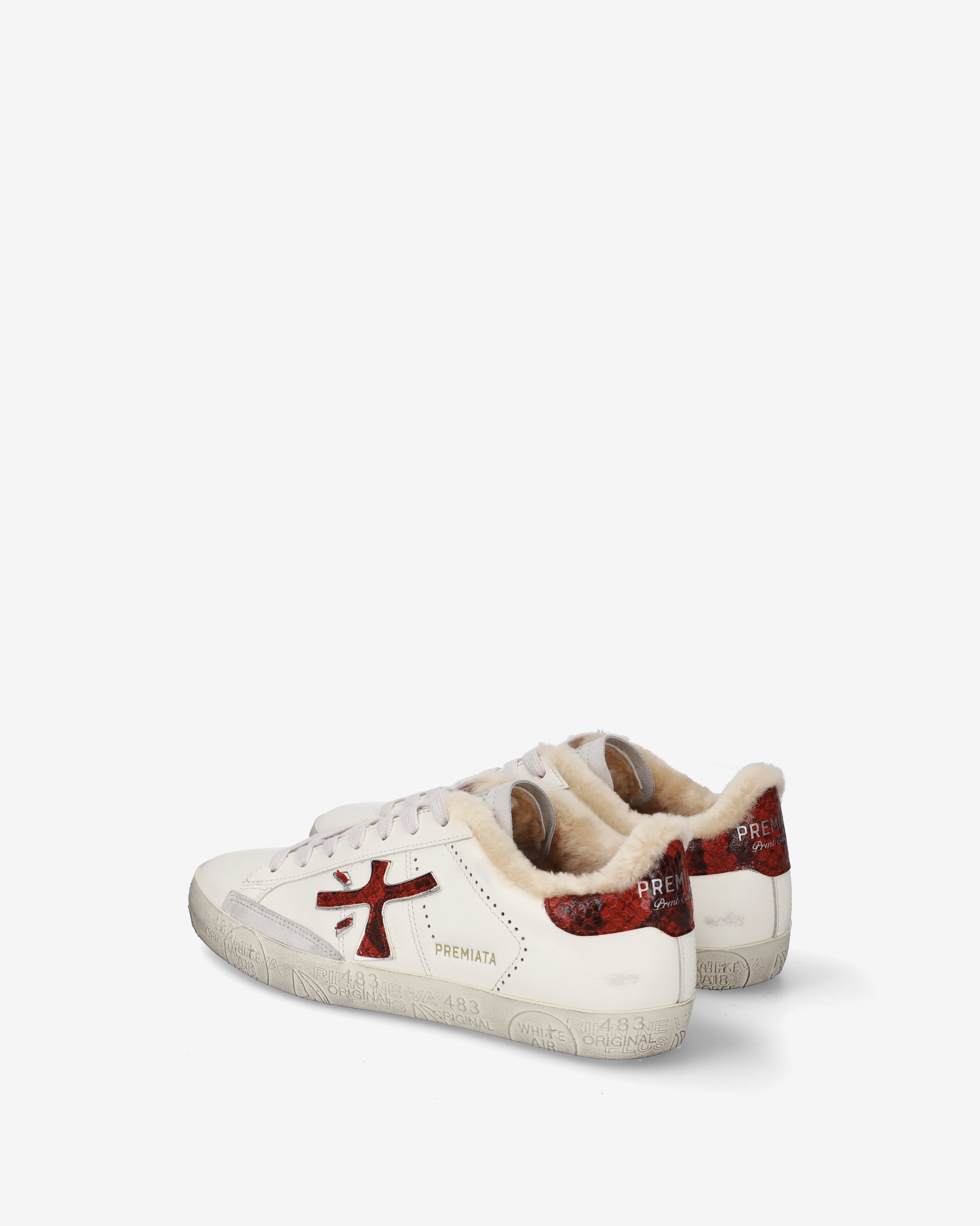 Premiata Stevend 8481M sneakers cuir blanc hiver