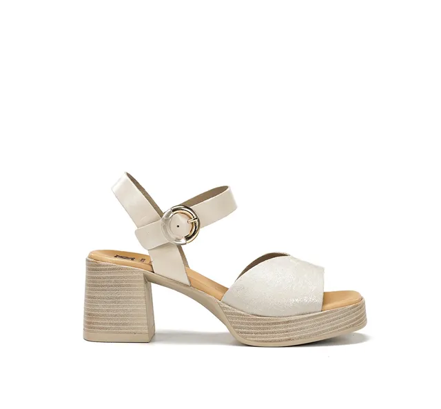 Dorking Diamond D9287 sandales blanc talon épais