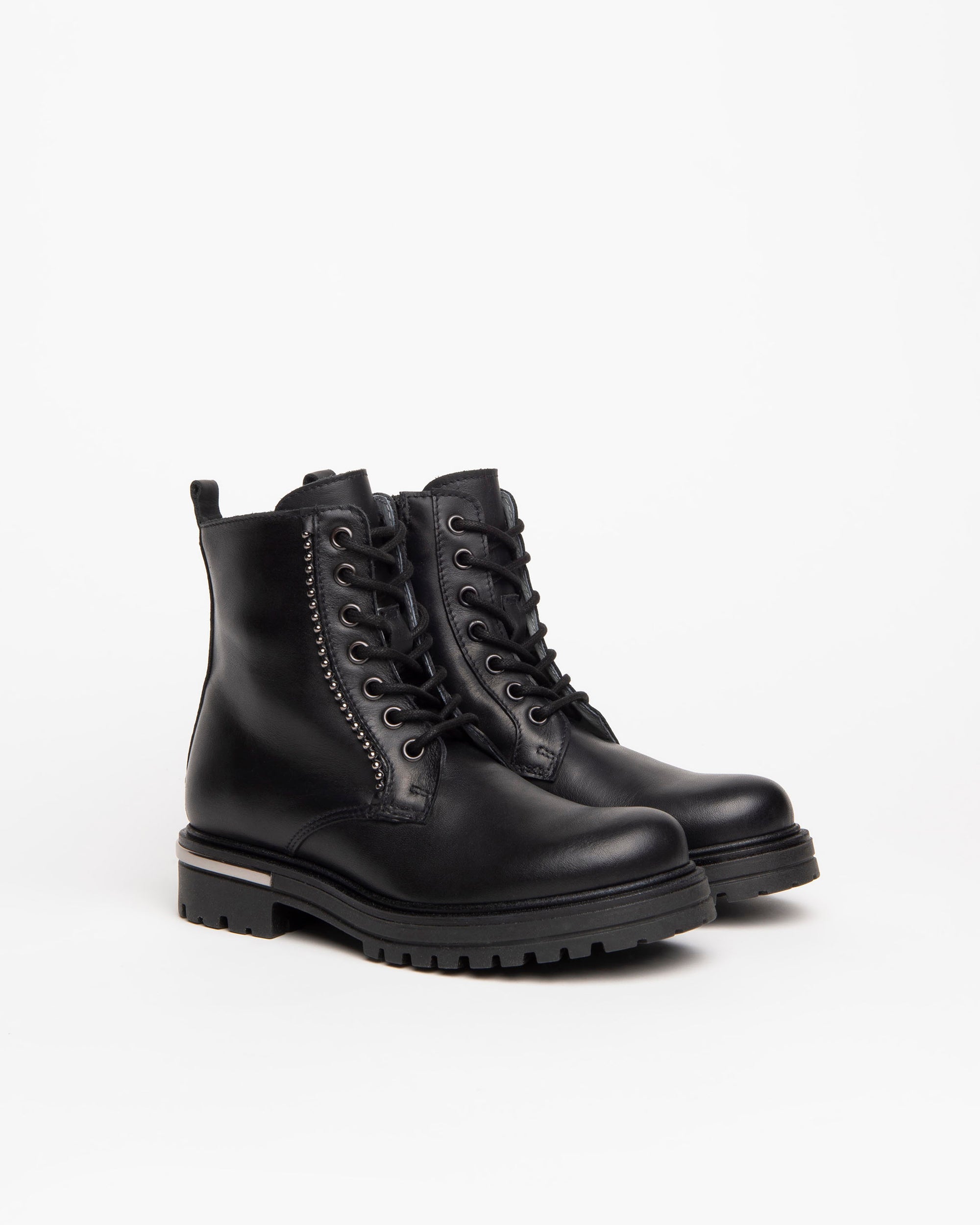 Nero Giardini Combat Boots rangers cuir fille ado à zip 27-39