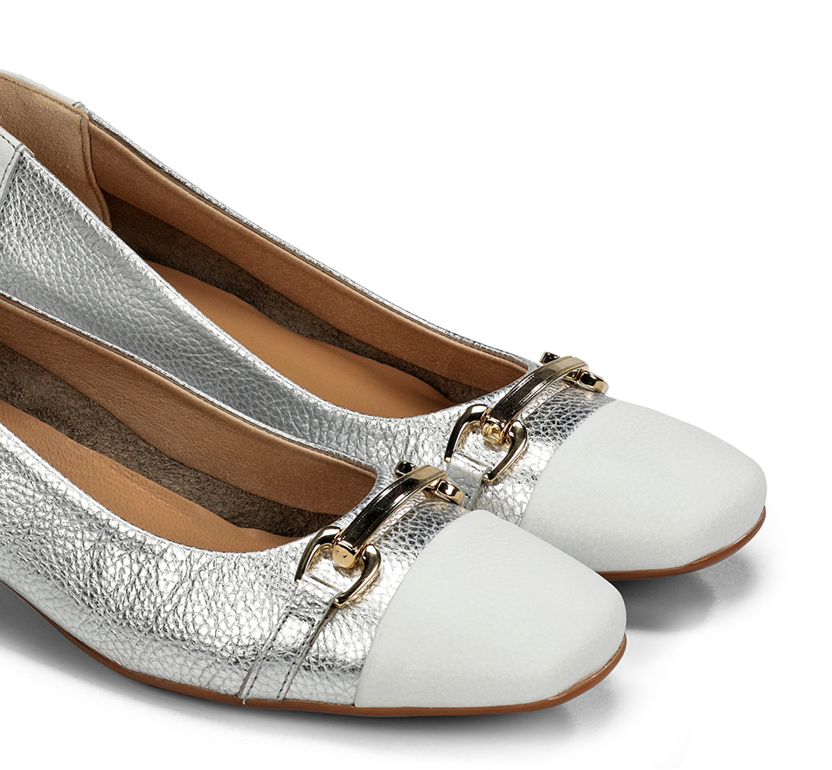 Dorking Gia D9304 mocassin femme argent talon