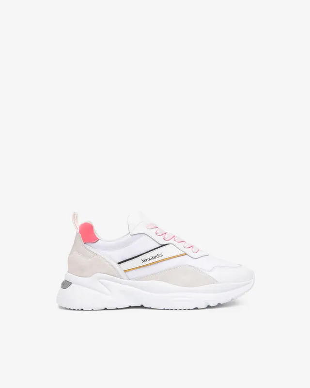 Nero Giardini Sneakers Baskets Cuir Femme Cuir Suède