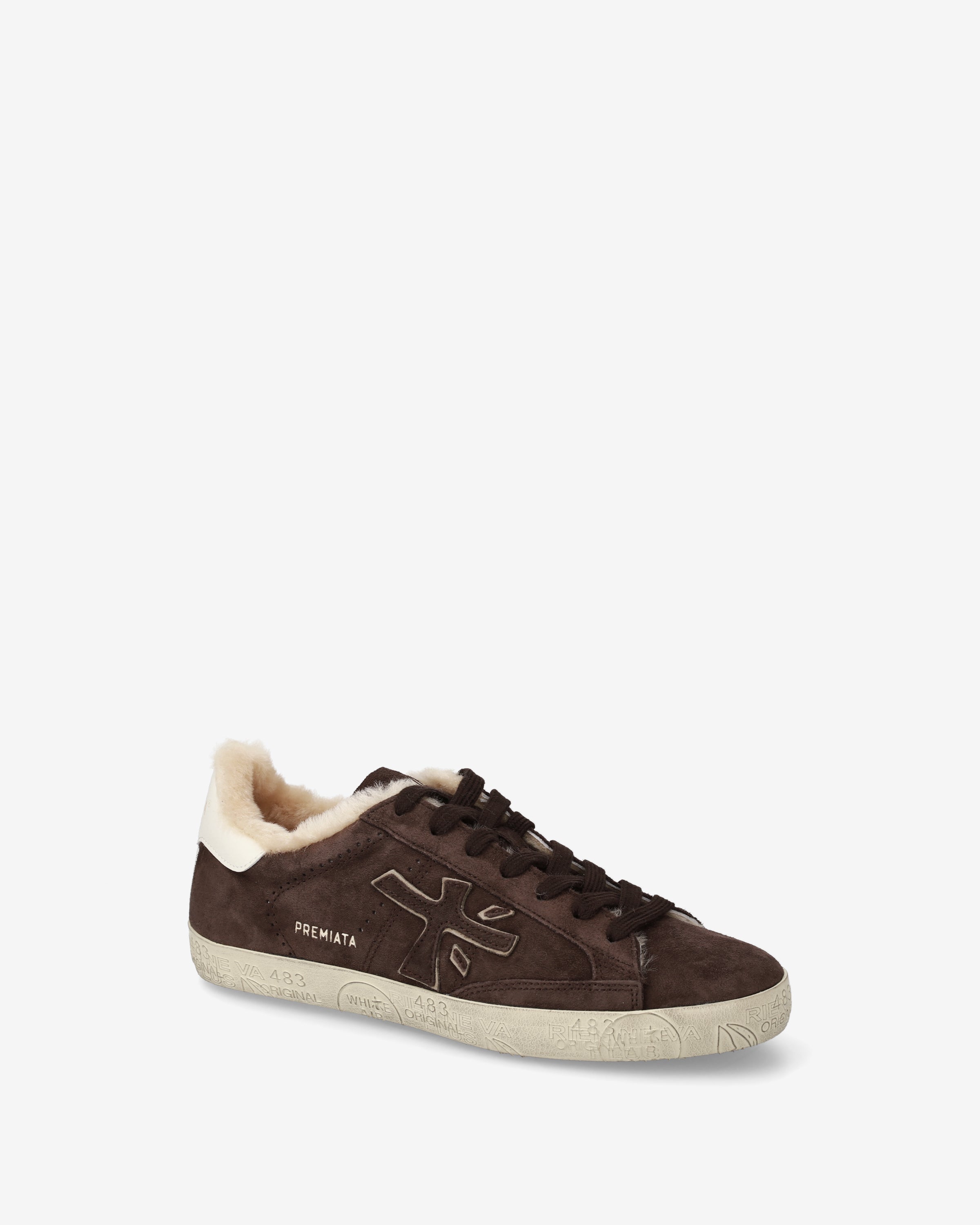 Premiata Steven 7897m sneakers marron cuir suede