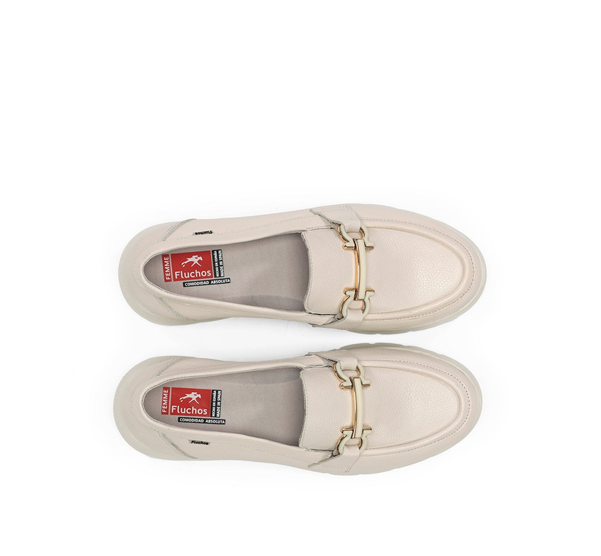 Fluchos Gladis F1936 mocassin taupe femme