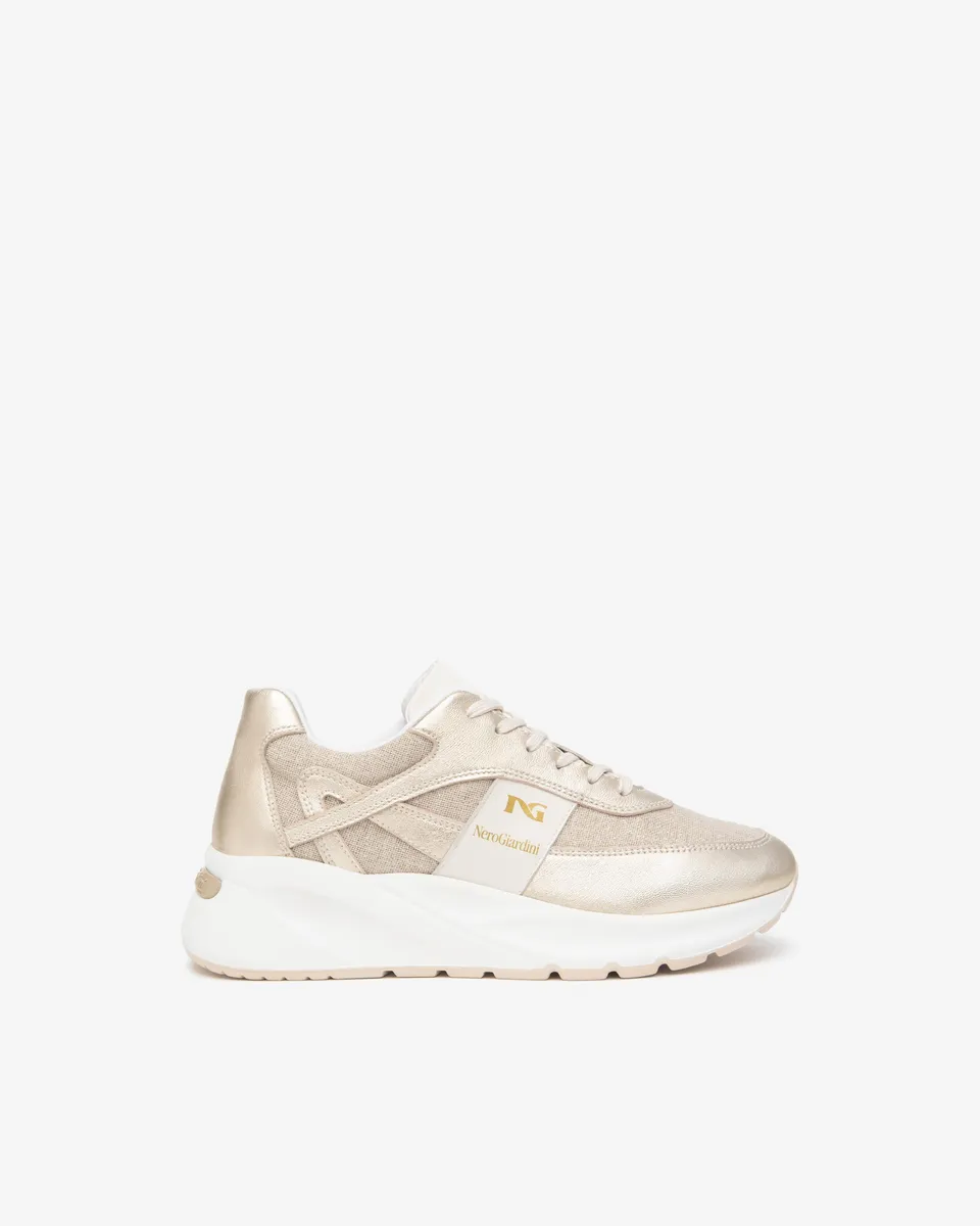 Nero Giardini Sneakers Baskets Femme Daim et Tissu