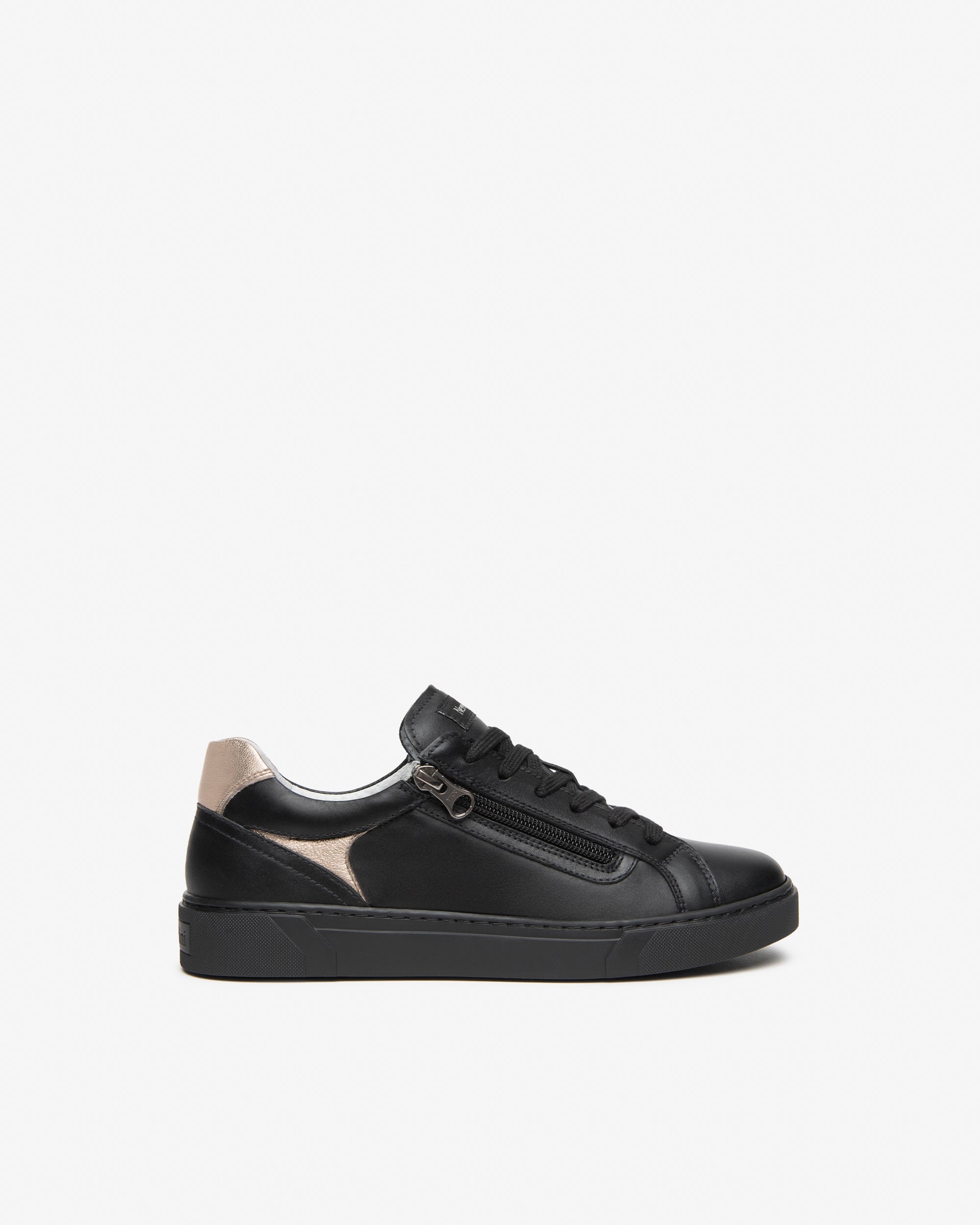 Nero Giardini Sneakers Baskets Femme Cuir Zip