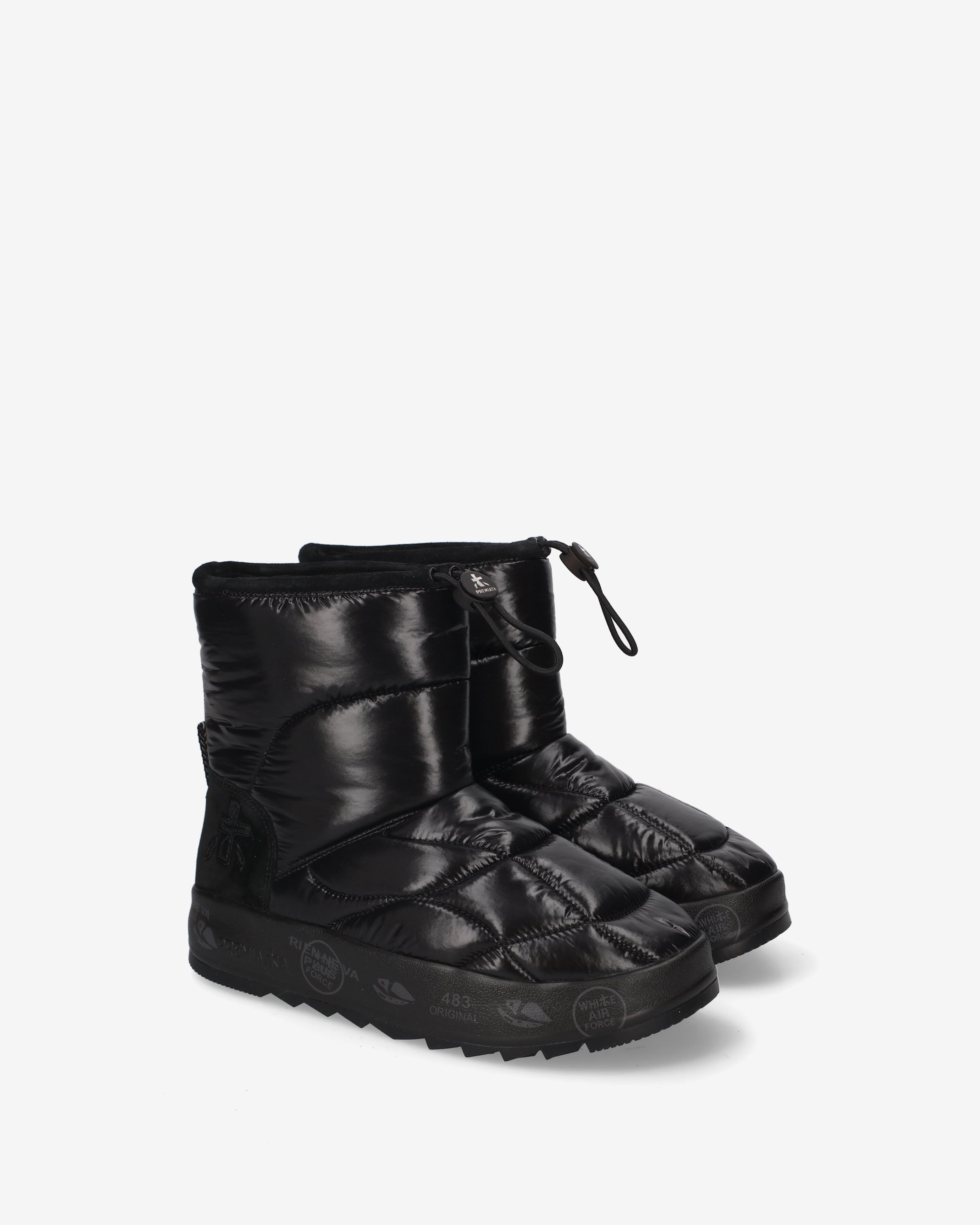 Premiata MidPuffyd 8688 boots noires matelassées