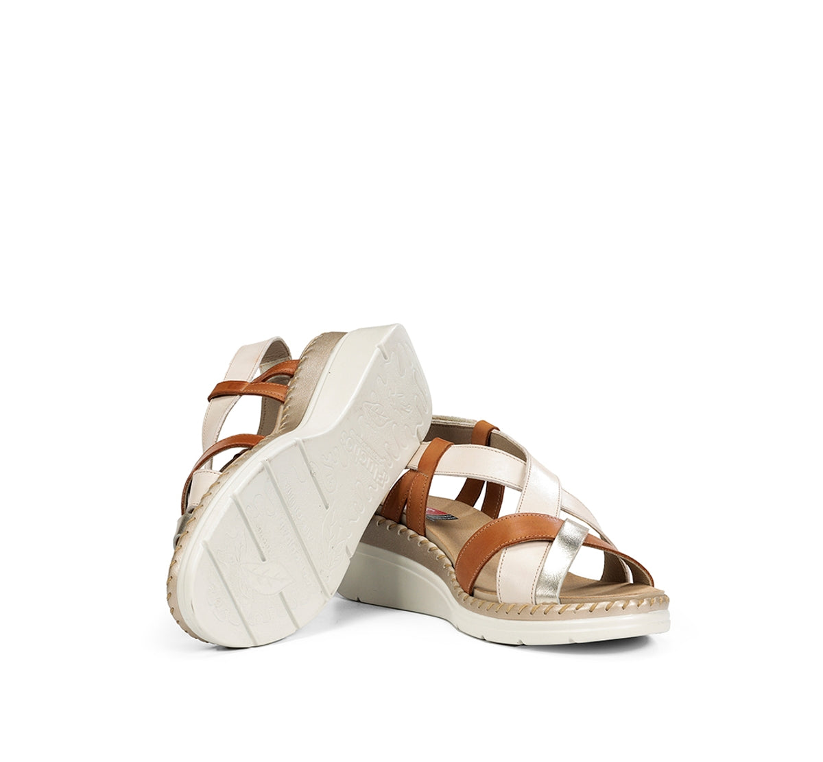 Fluchos Leza F2135 sandales femme taupe cuir