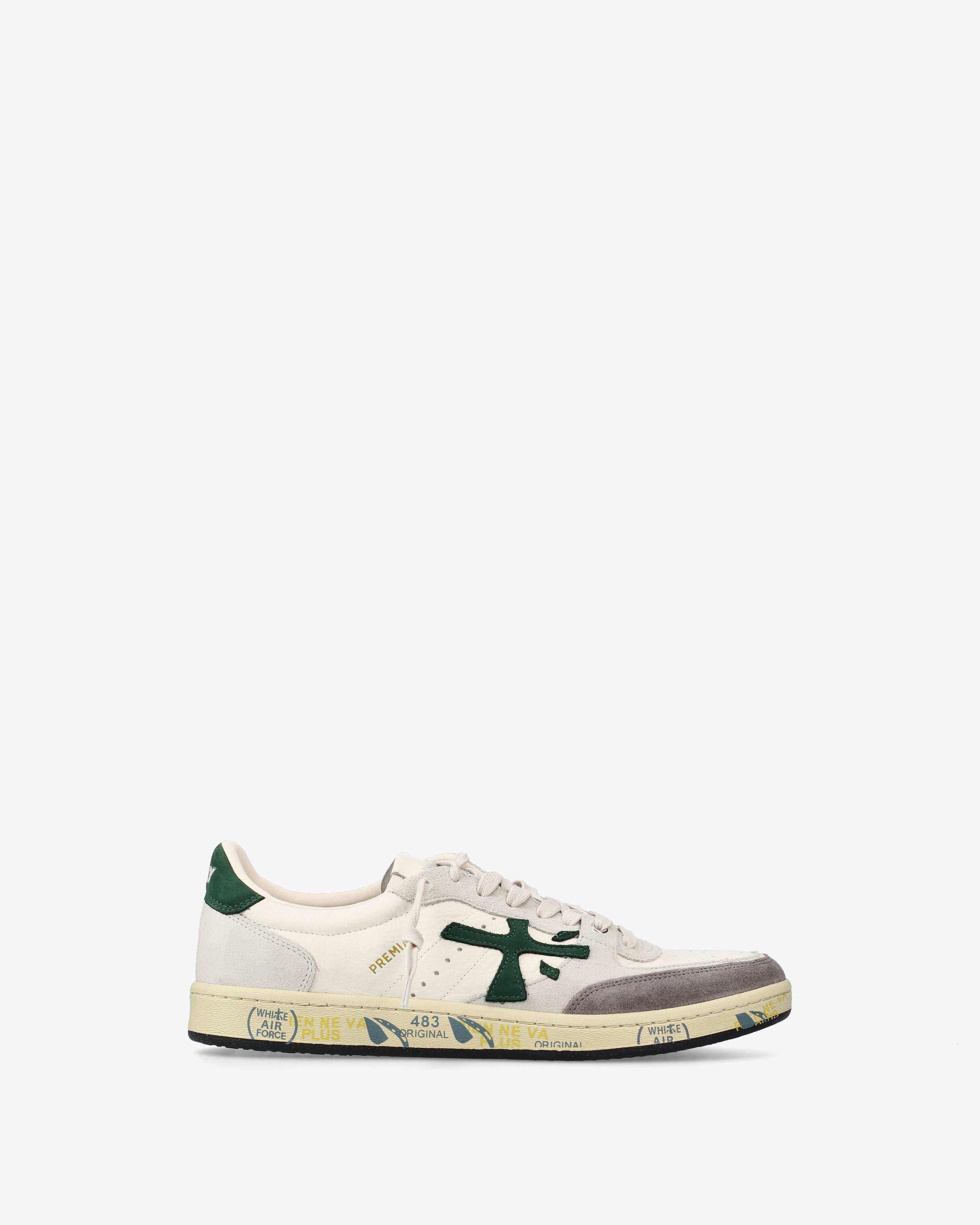 Premiata Bskt Clay 7623 sneakers cuir blanc homme