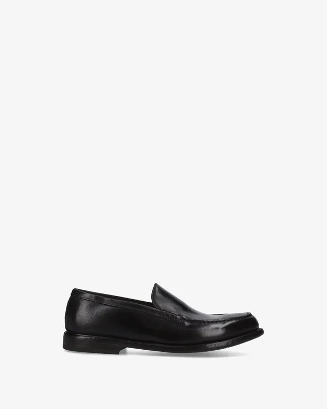 Premiata Loafers Penny mocassins cuir noir cordovan