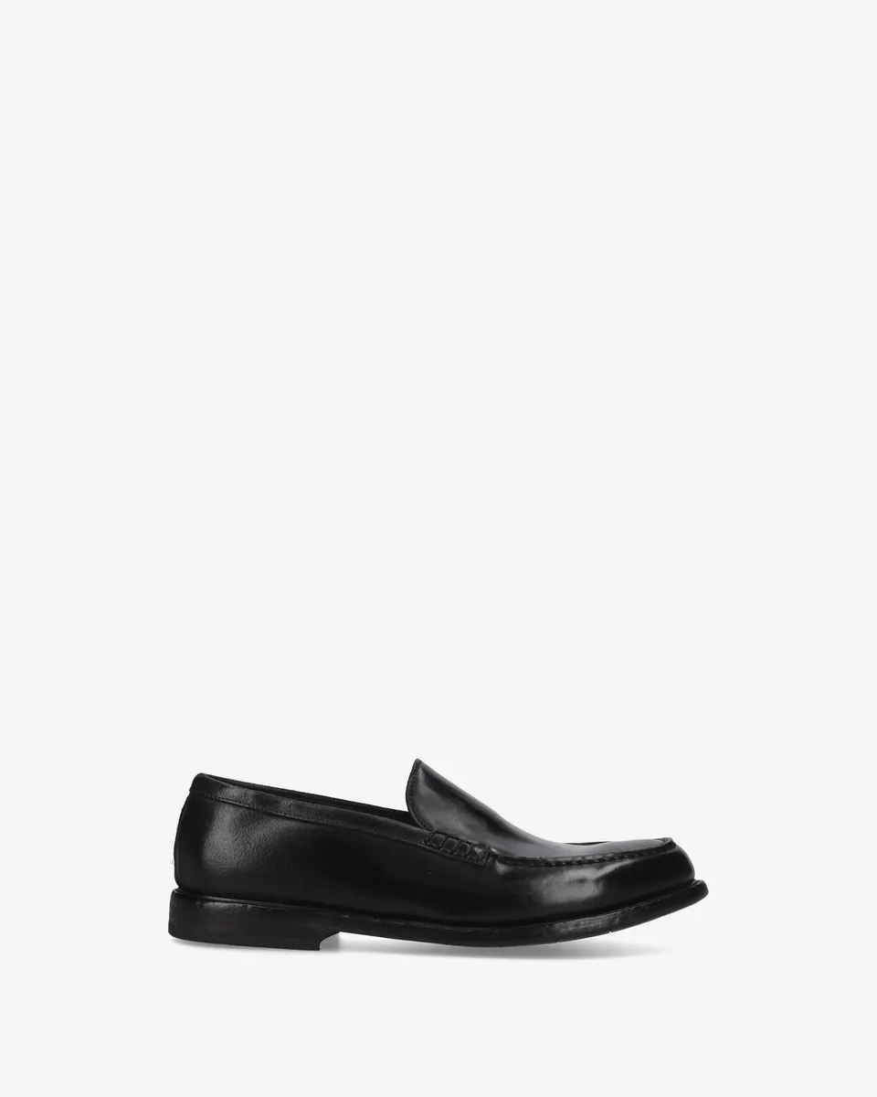 Premiata Loafers Penny mocassins cuir noir cordovan