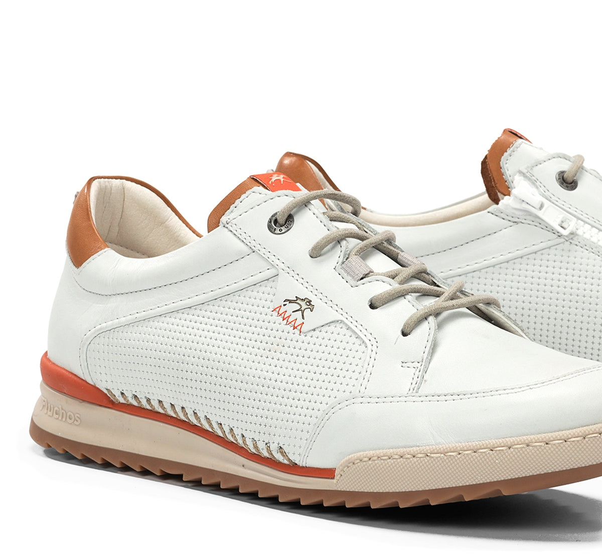 Fluchos Elder F2179 baskets homme blanc confort