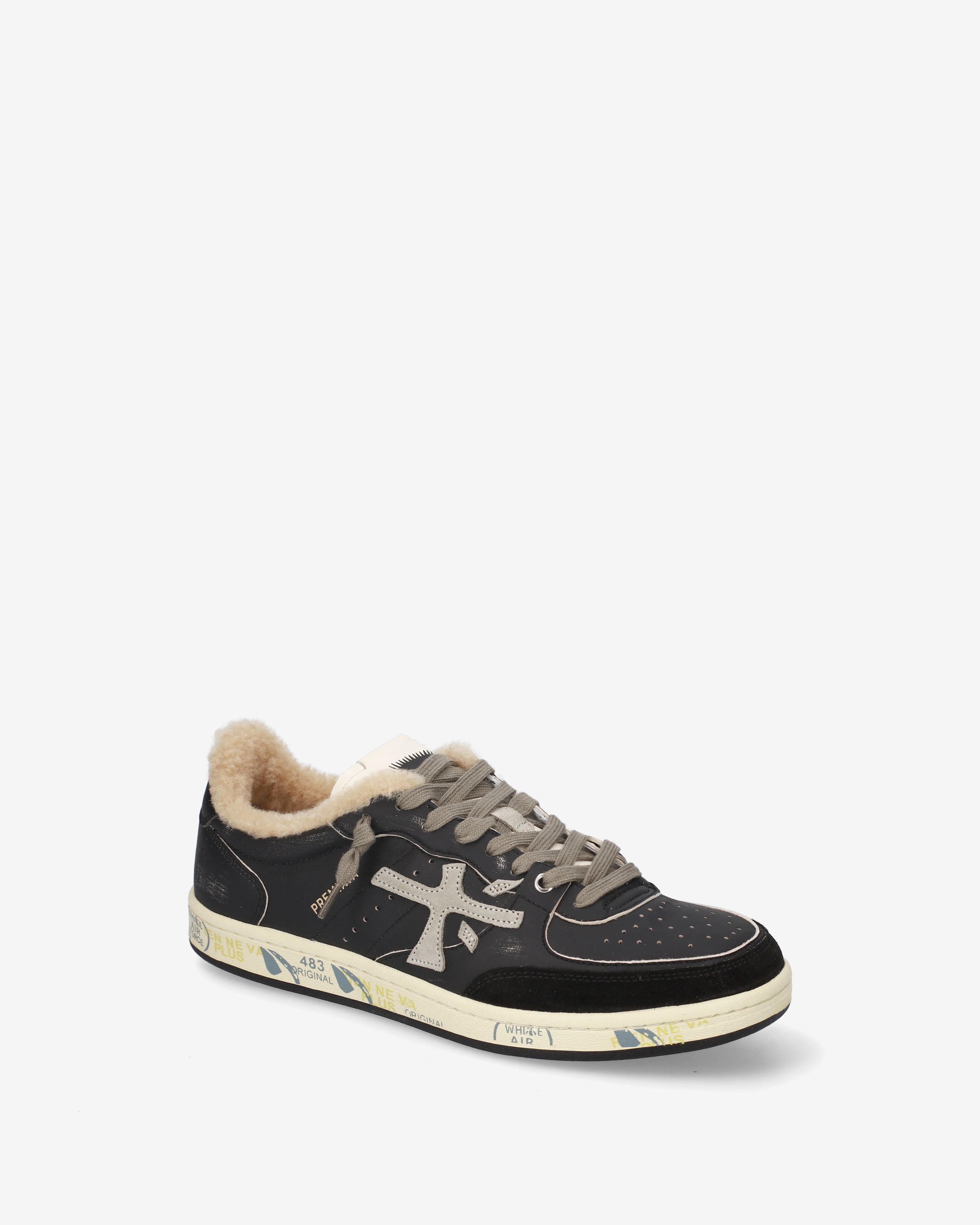 Premiata Bskt Clay 6909M sneakers noir fourrée
