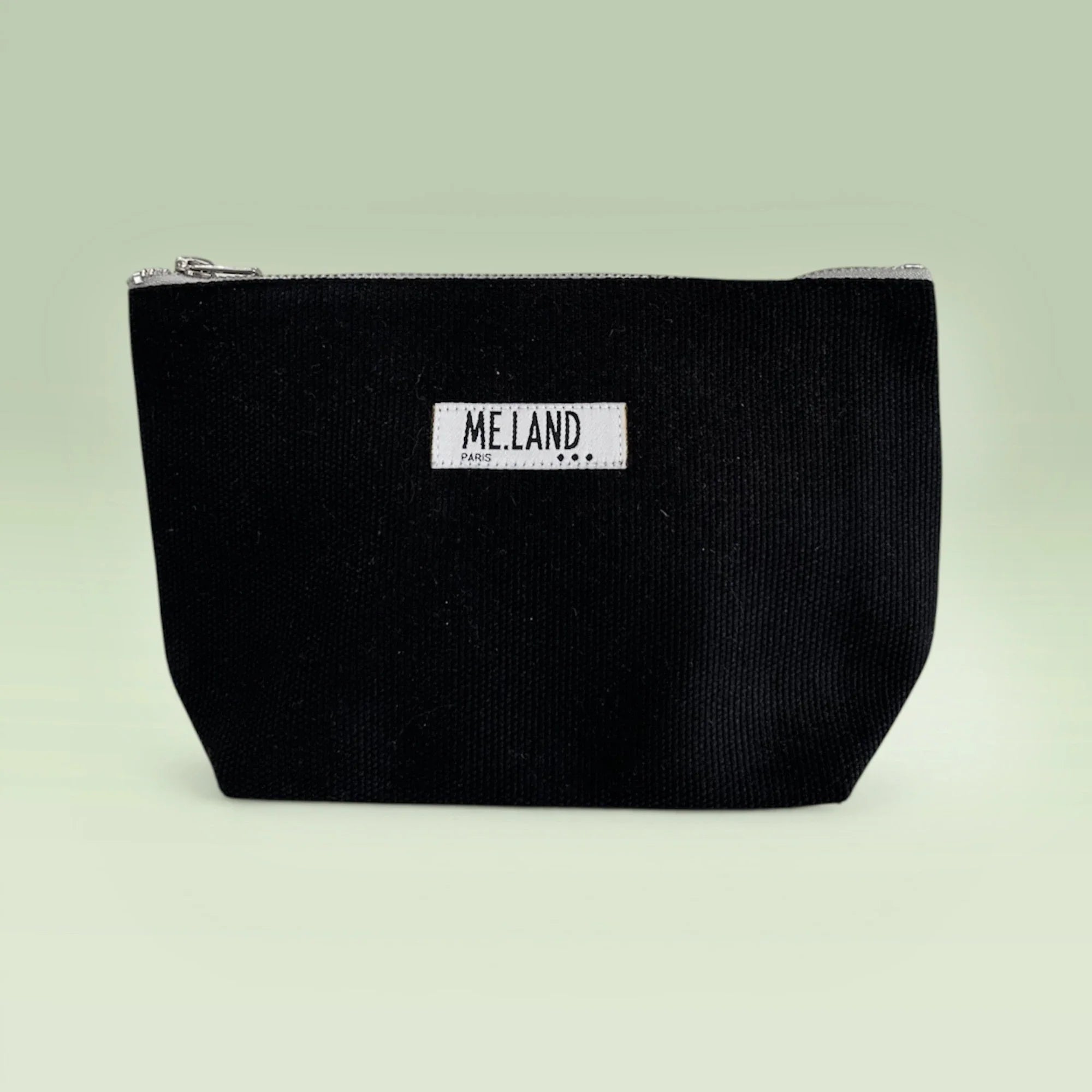 Me.Land Pochette Berlingot pochette coton upcyclé Noir
