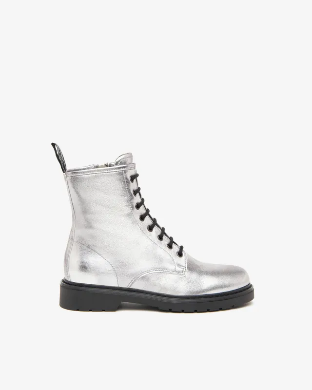 Nero Giardini Combat Boots rangers femme cuir lacets