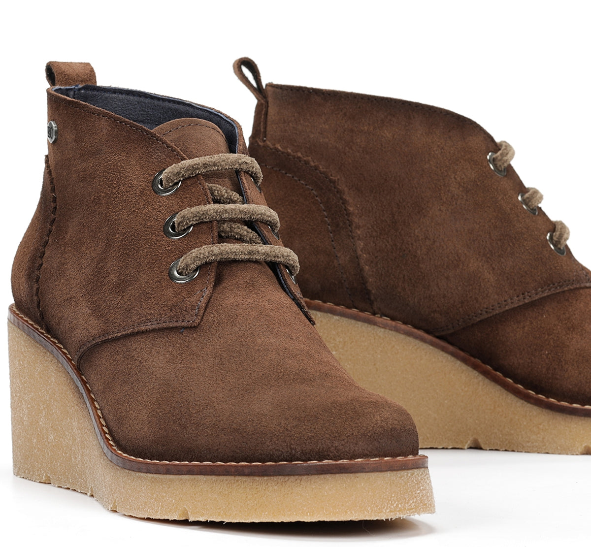 Dorking Lalie D9357 chaussure femme marron compensée