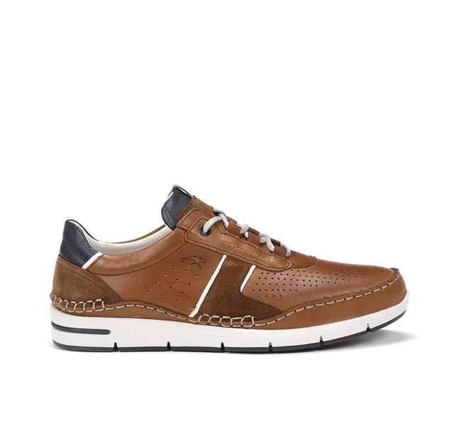 Fluchos Yannic F1442 basket homme marron à lacets