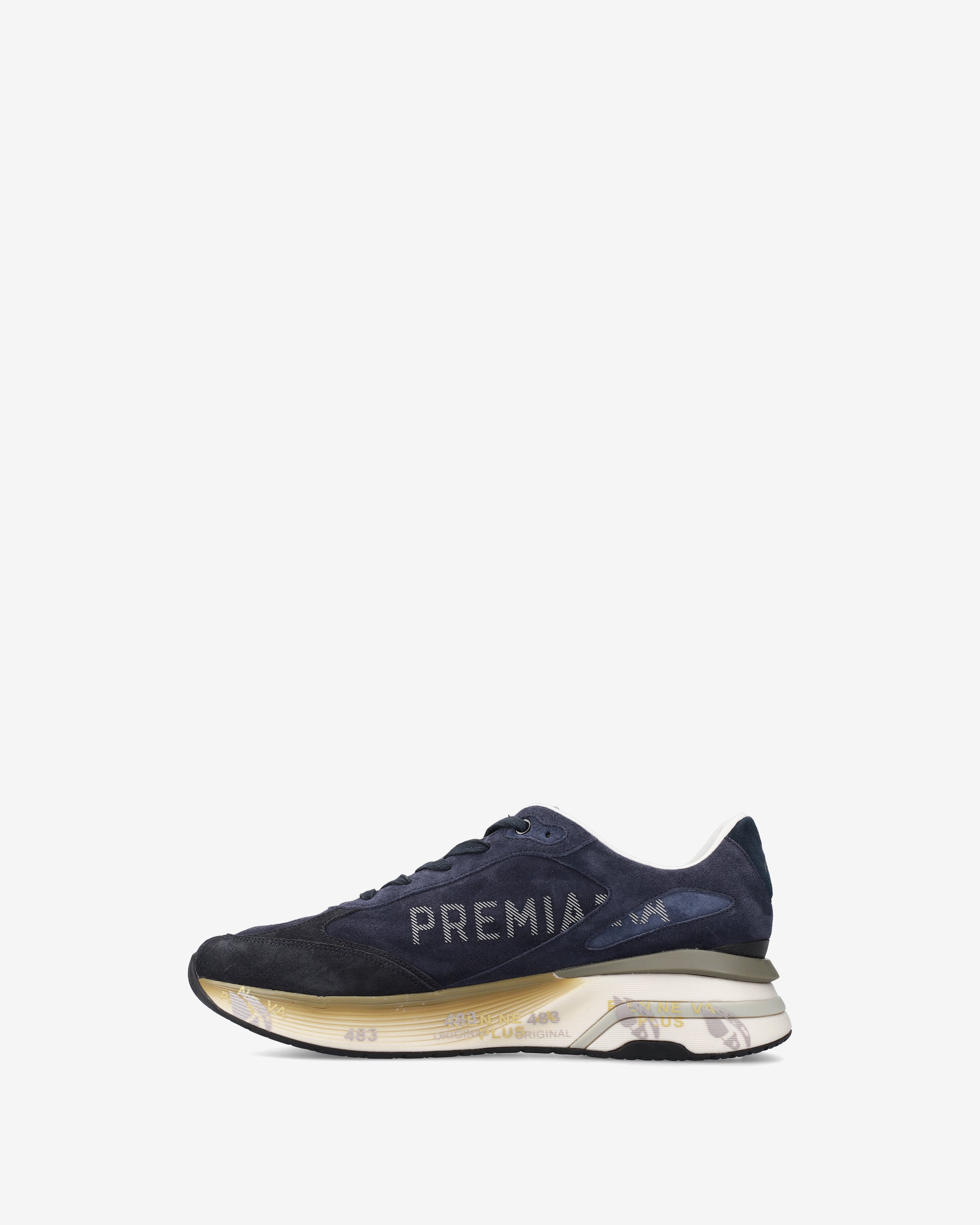 Premiata Moerun 7776 sneakers homme bleu mesh