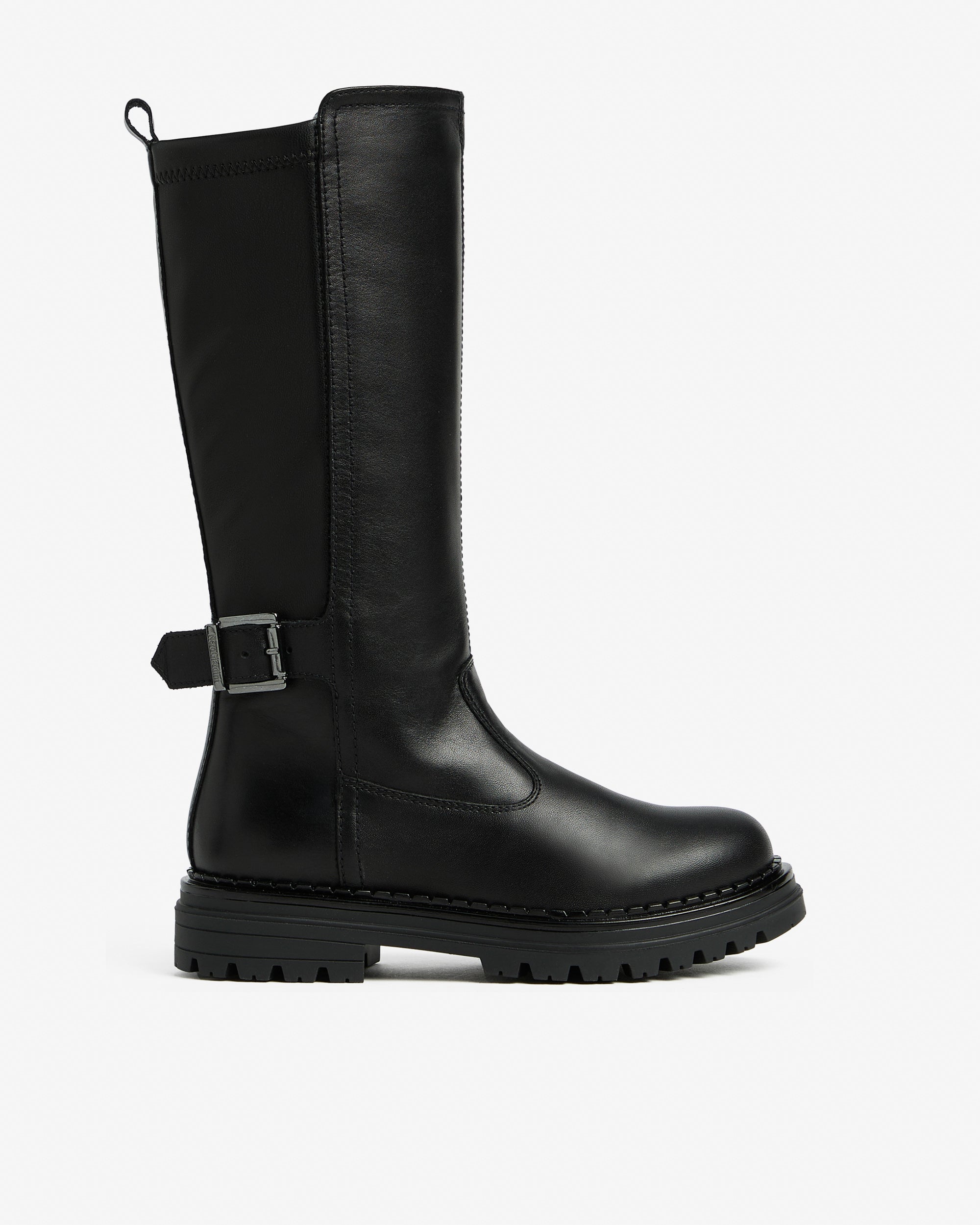 Nero Giardini Boots bottes cuir fille hautes boucle stretch