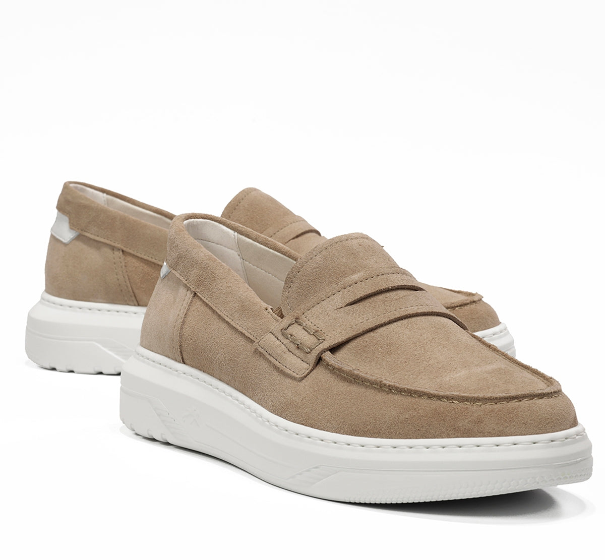 Fluchos Boston F2224 mocassin homme taupe léger