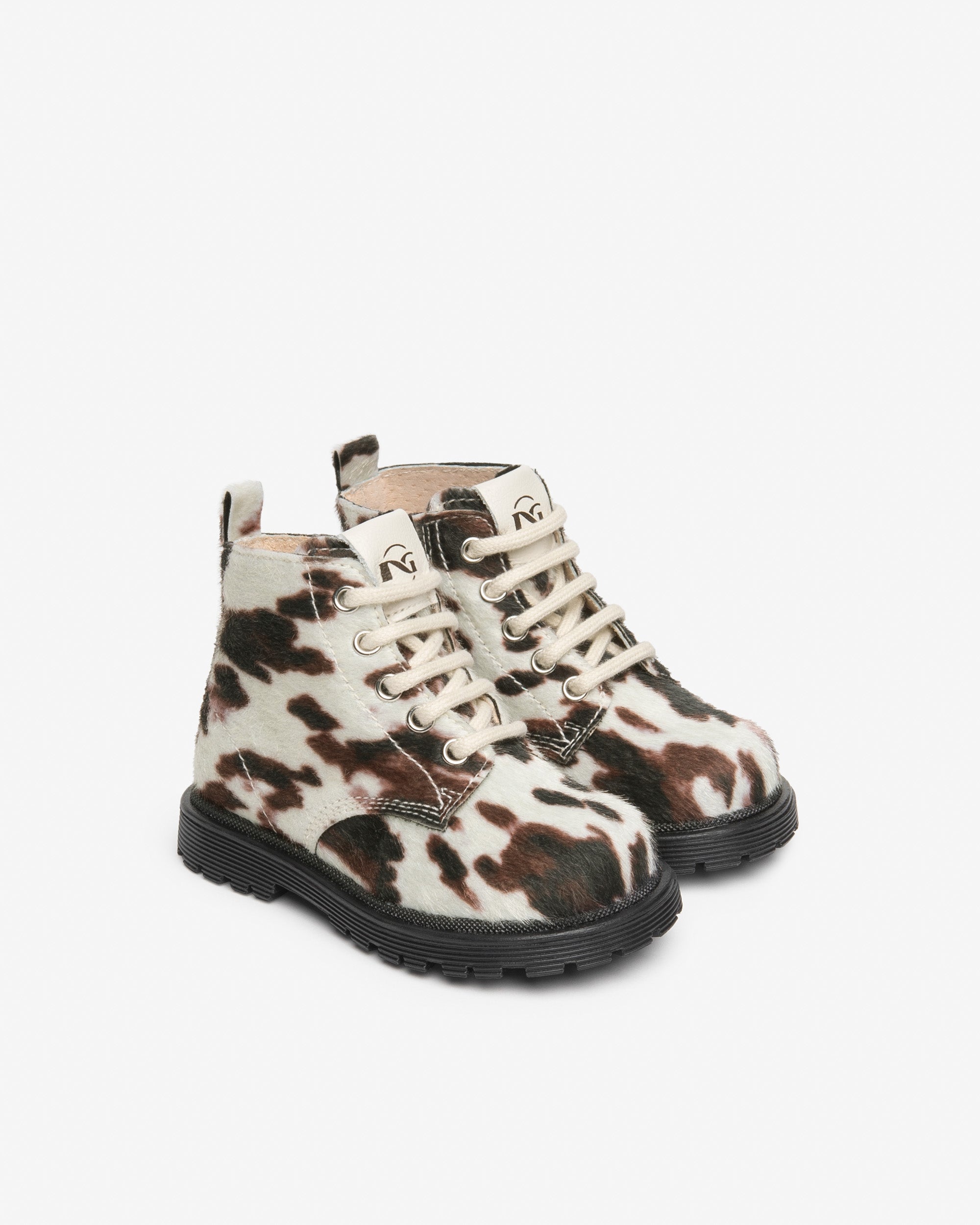 Nero Giardini Combat Boots bottines fille imprimé animal