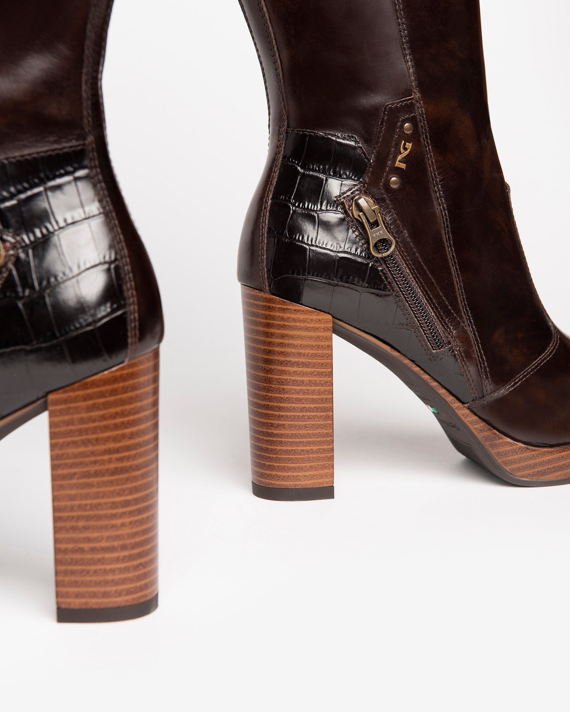 Nero Giardini Boots bottes cuir femme hiver