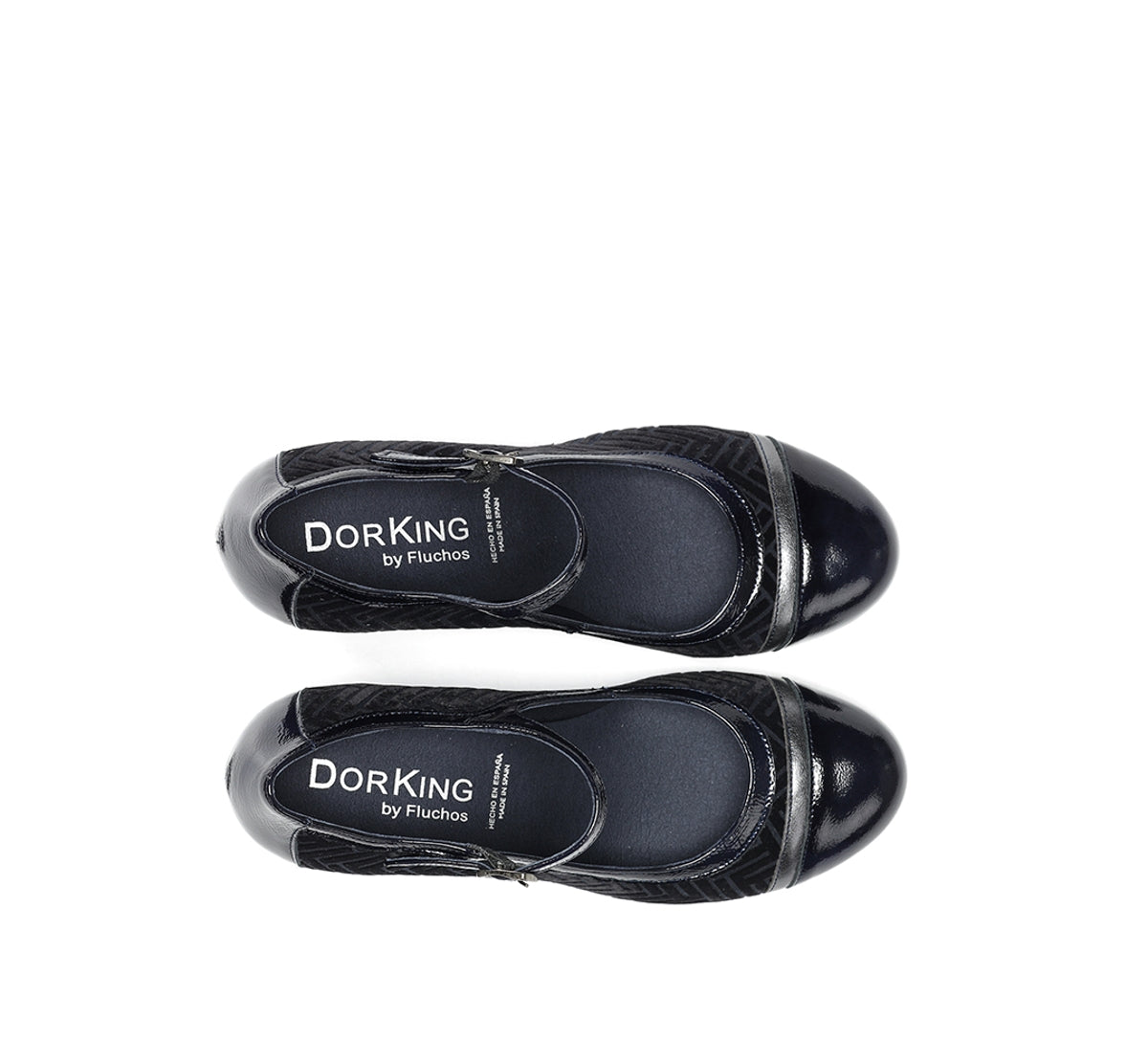 Fluchos Dorking Rodin D8669 bottine femme bleu cuir